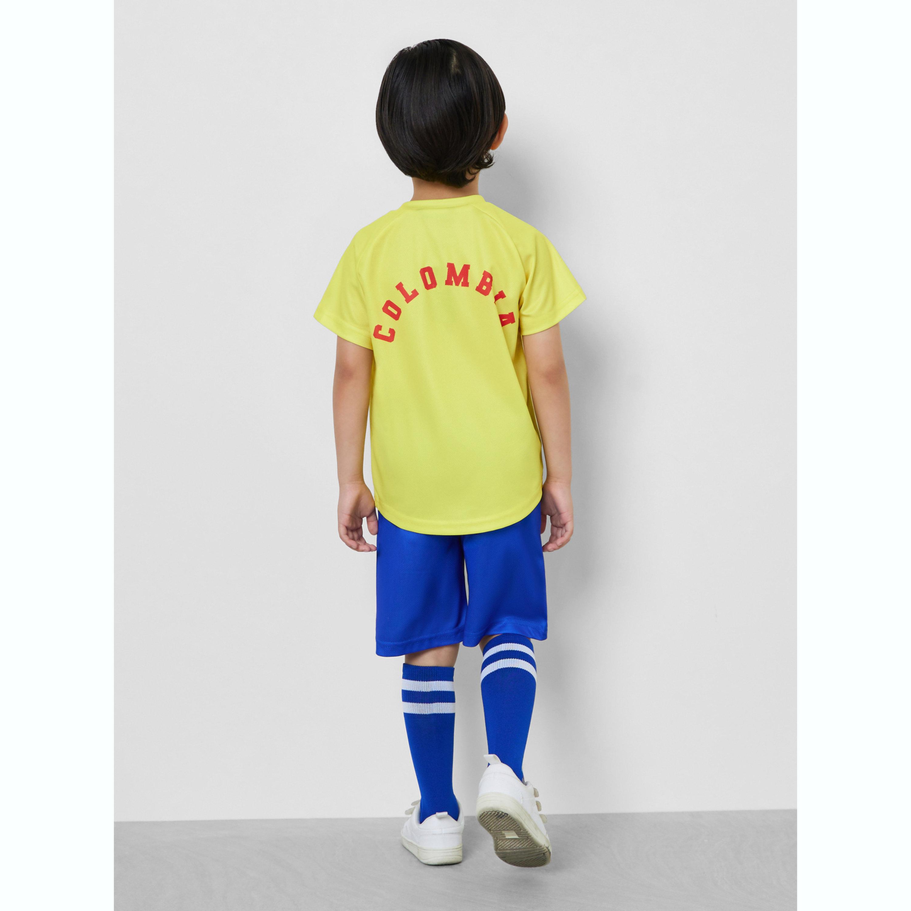 طقم كرة قدم منتخب كولومبيا من شورت وتيشيرت للأطفال-boys-clothing-sportswear-sets-image-4