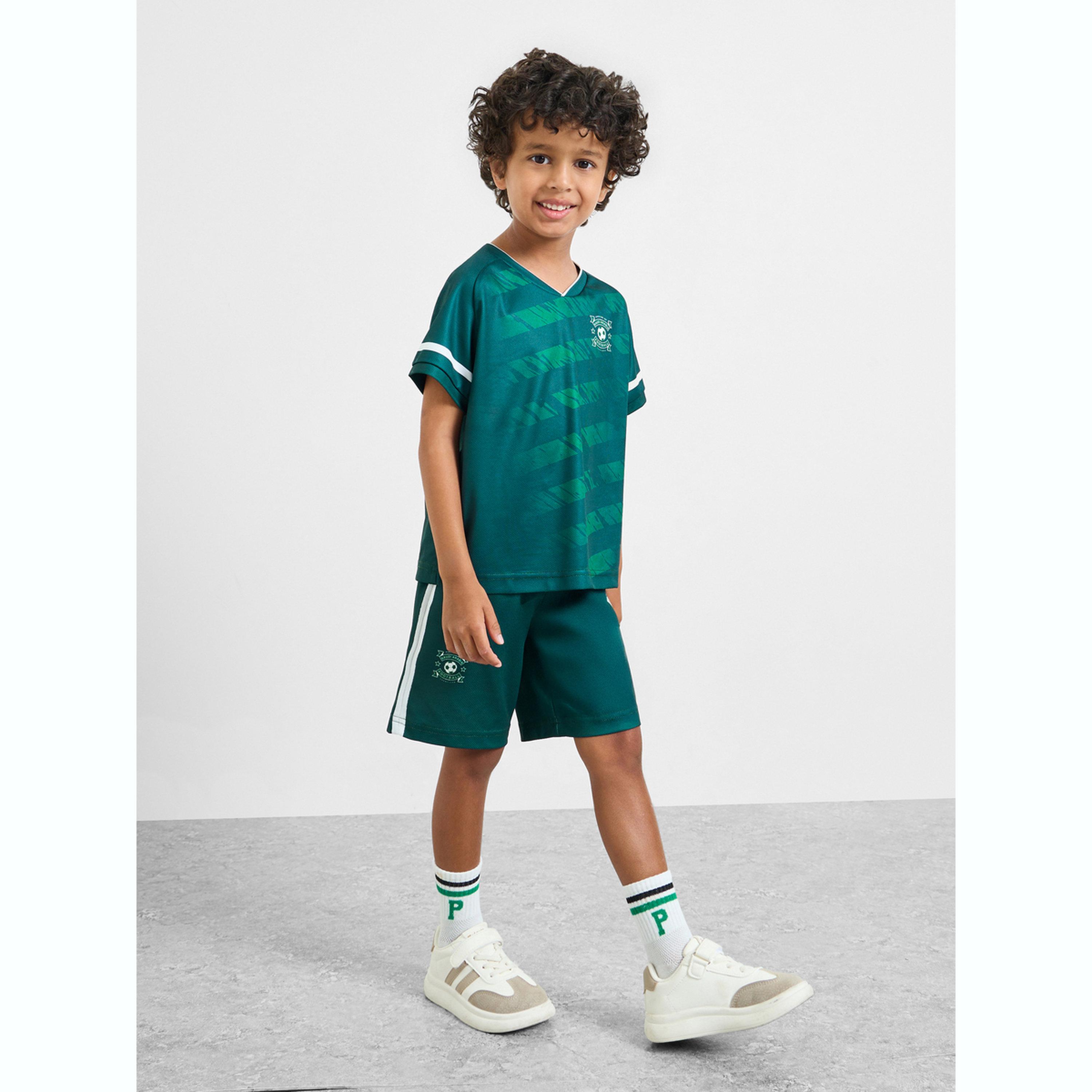 Styli KSA Print Jersey T-Shirt and Shorts FIFA Football Set-boys-clothing-sportswear-sets-image-2