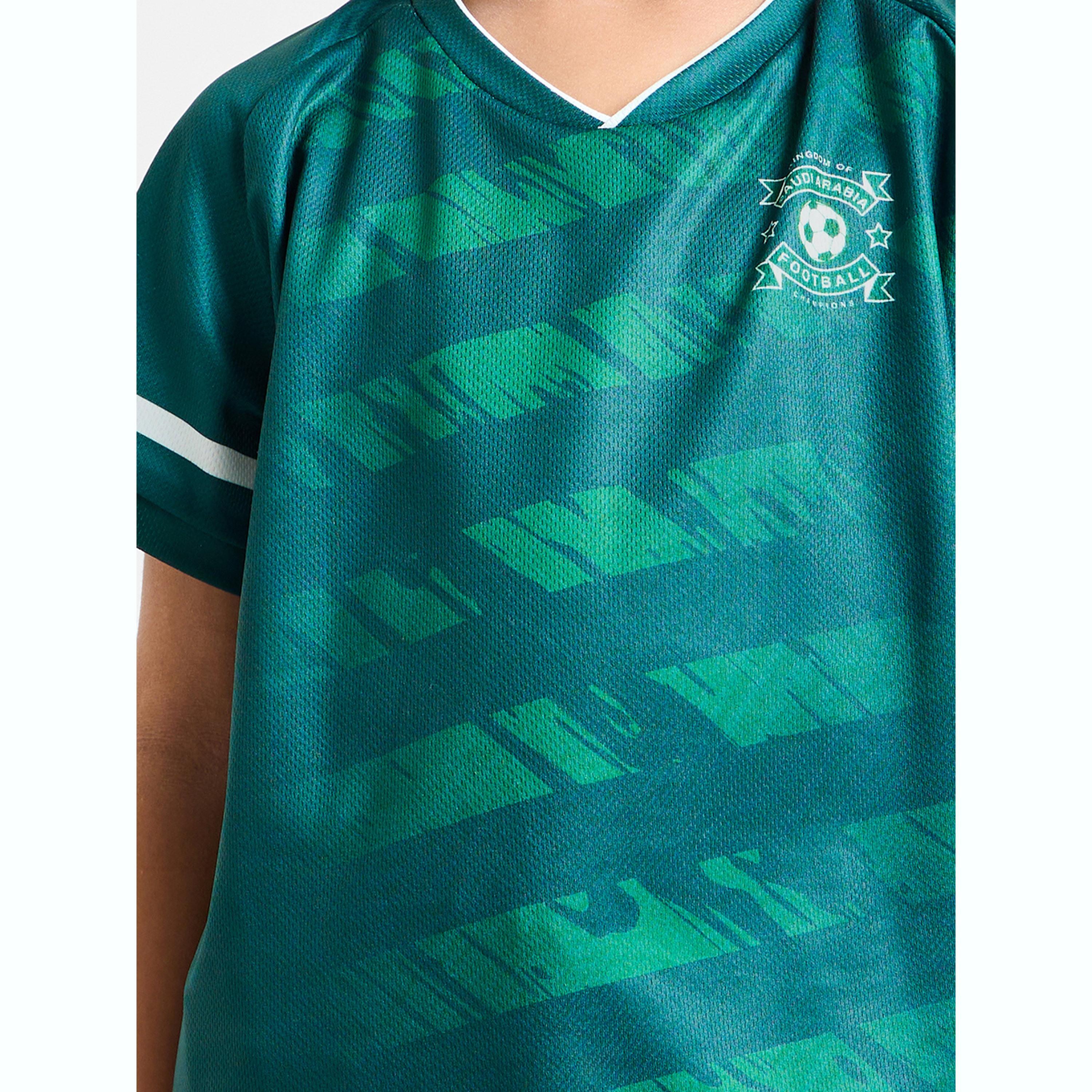 Styli KSA Print Jersey T-Shirt and Shorts FIFA Football Set-boys-clothing-sportswear-sets-image-6