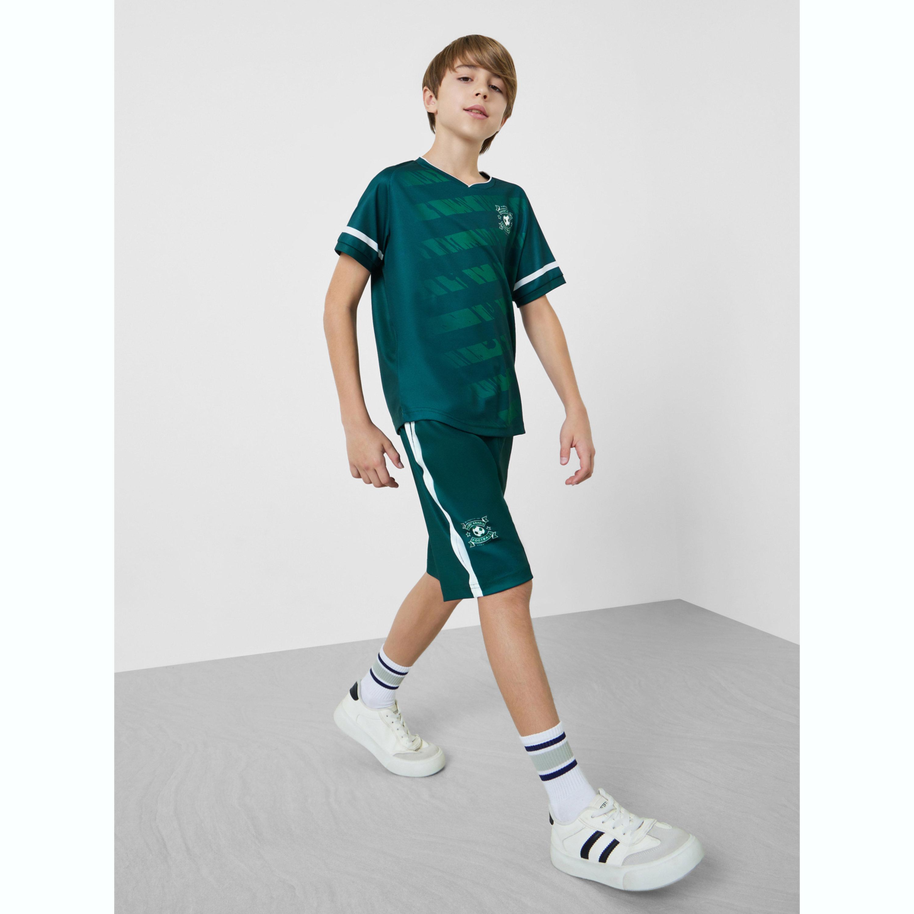 مجموعة من شورت وتيشيرت جيرسي بطبعات السعودية مستوحاة من كرة القدم-boys-clothing-setsandcoords-image-3