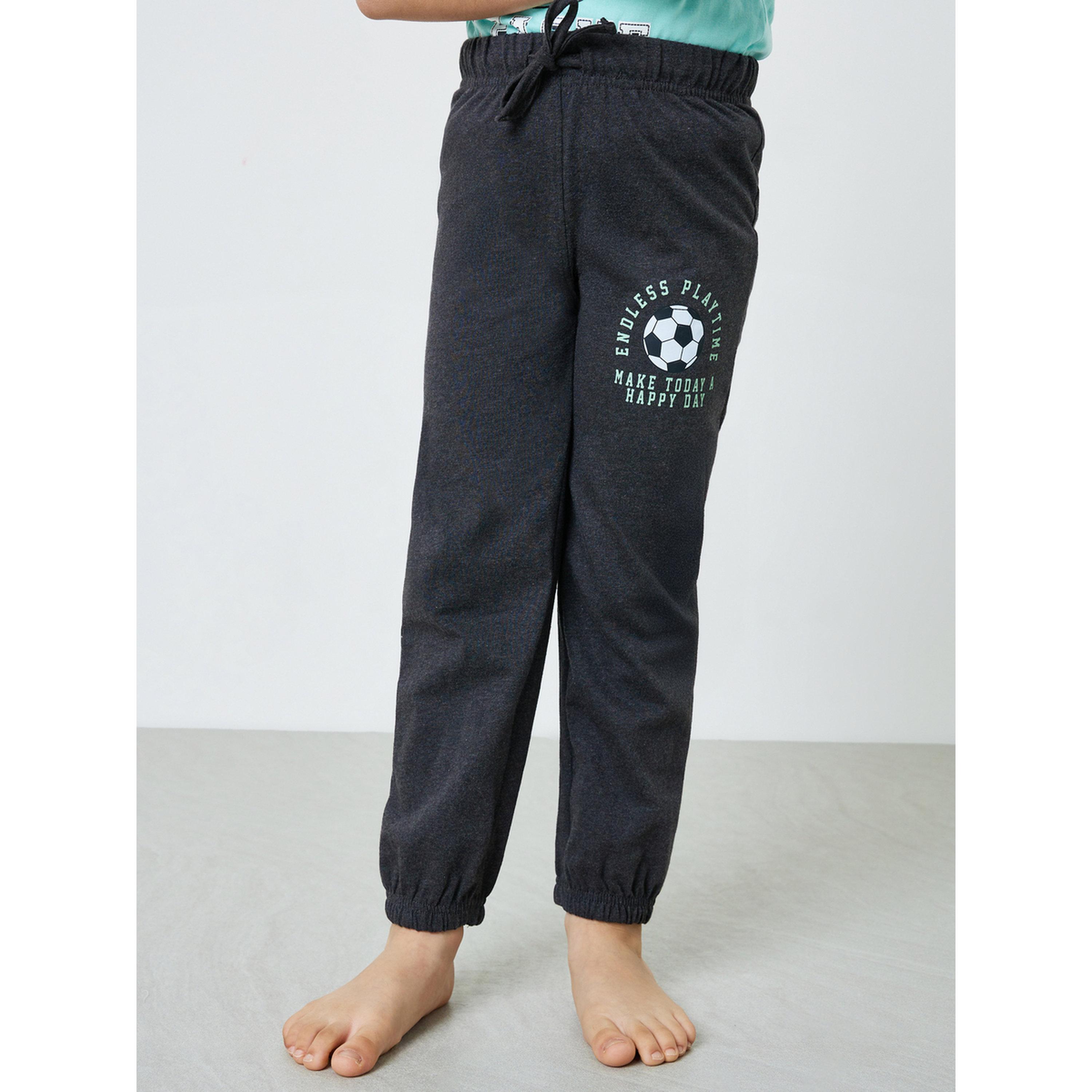 Styli Boys Pack of 3 - Graphic Print Cotton T-Shirt, Shorts and Pyjama Set-boys-clothing-nightwear-image-8