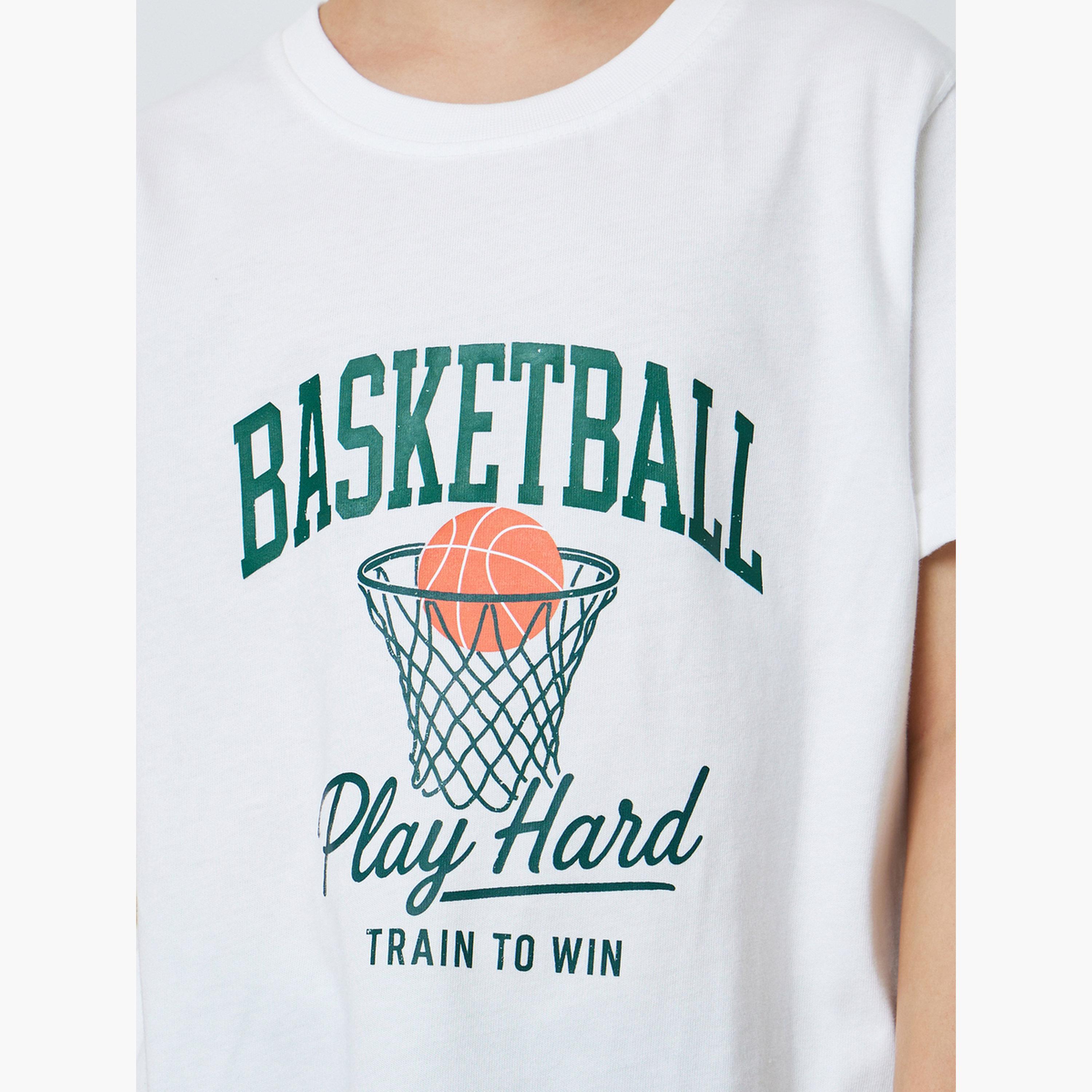 طقم بيجاما من شورت بتفاصيل جيب وتيشيرت بطبعة جرافيك للأولاد-boys-clothing-nightwear-image-6