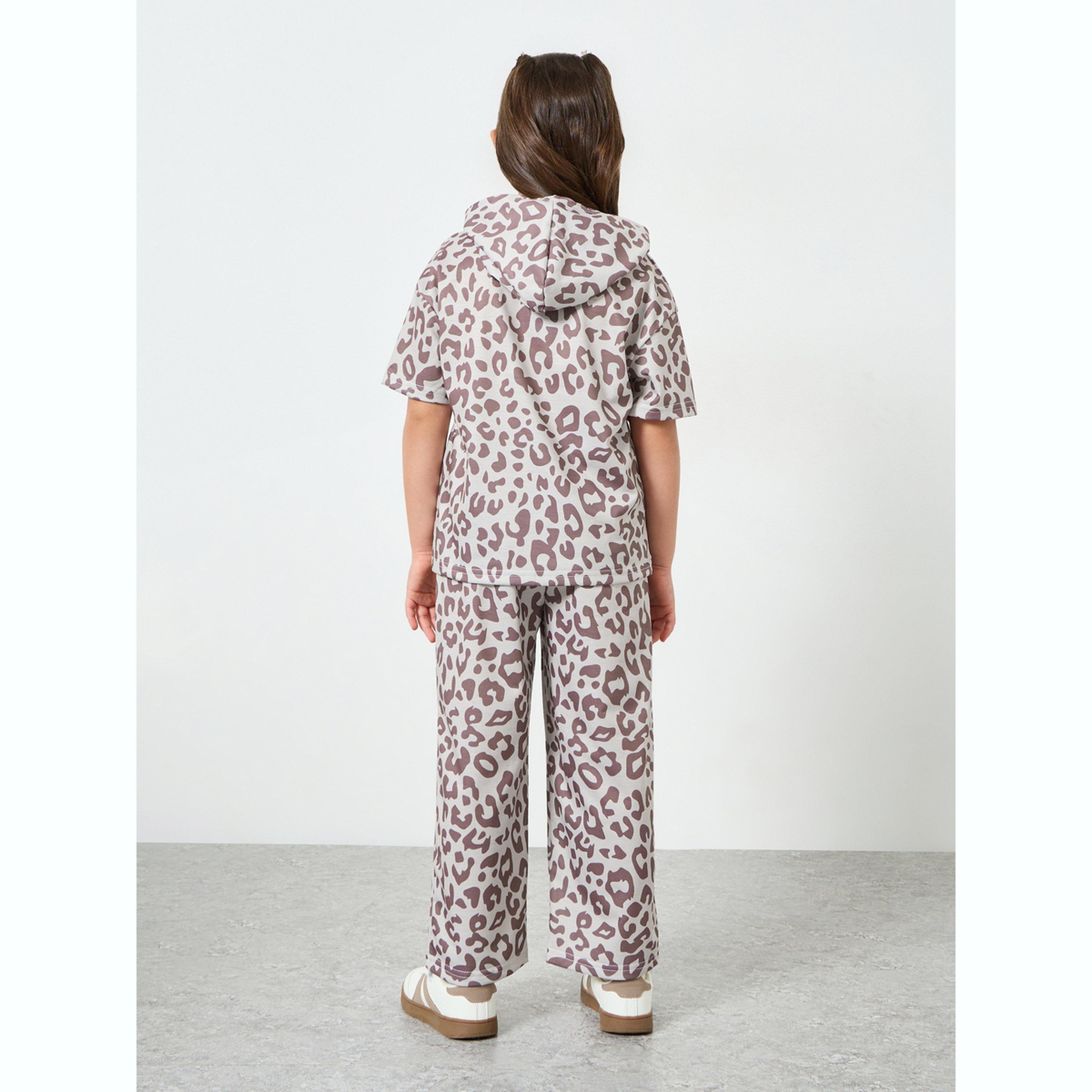 مجموعة من بنطال وهودي بطبعات نمر بناتي-girls-clothing-setsandcoords-image-3