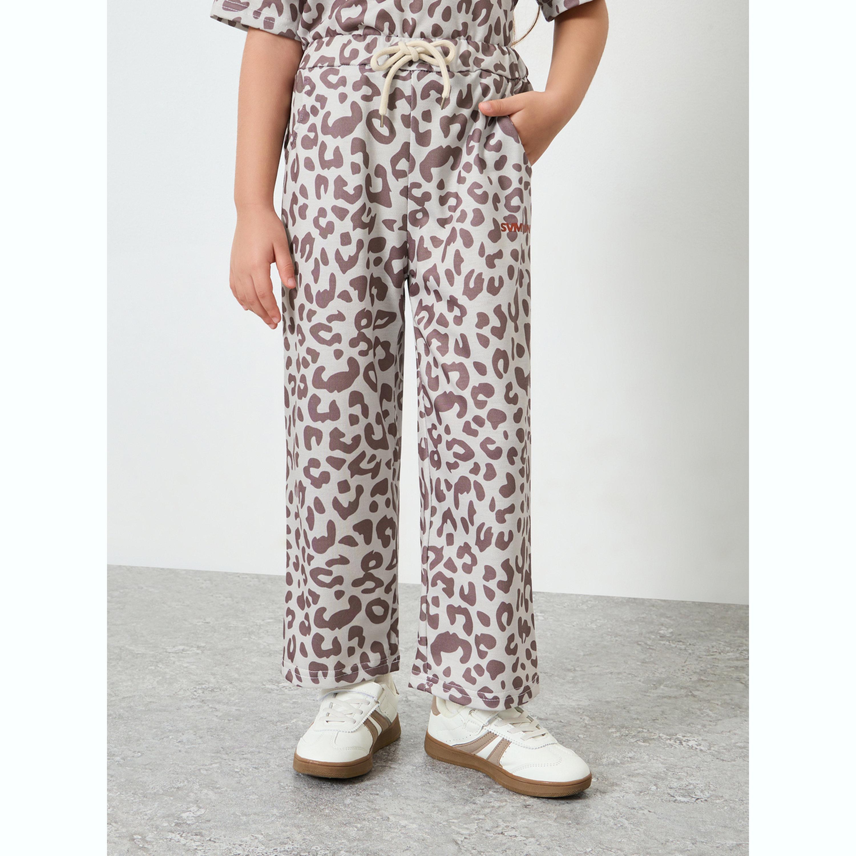 مجموعة من بنطال وهودي بطبعات نمر بناتي-girls-clothing-setsandcoords-image-4