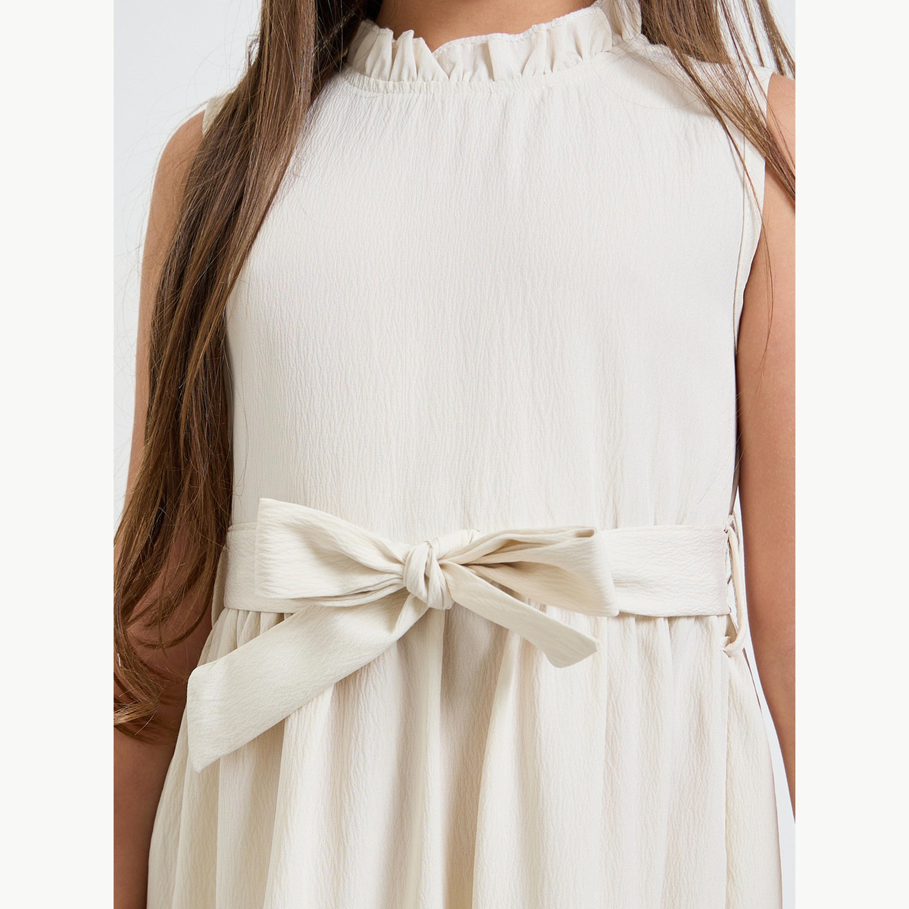 فستان طويل متعدد الطبقات دون أكمام للبنات-girls-clothing-dressesandjumpsuits-image-5