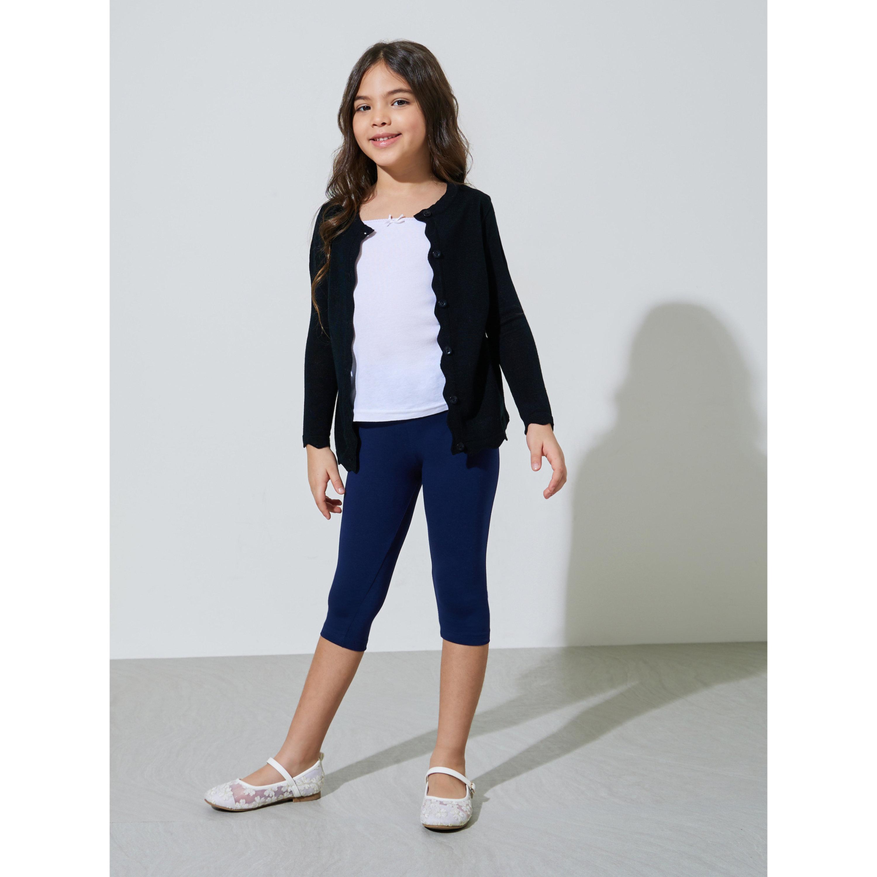 كارديجان سادة بأزرار أمامية للبنات-girls-clothing-jumpersandcardigans-image-2