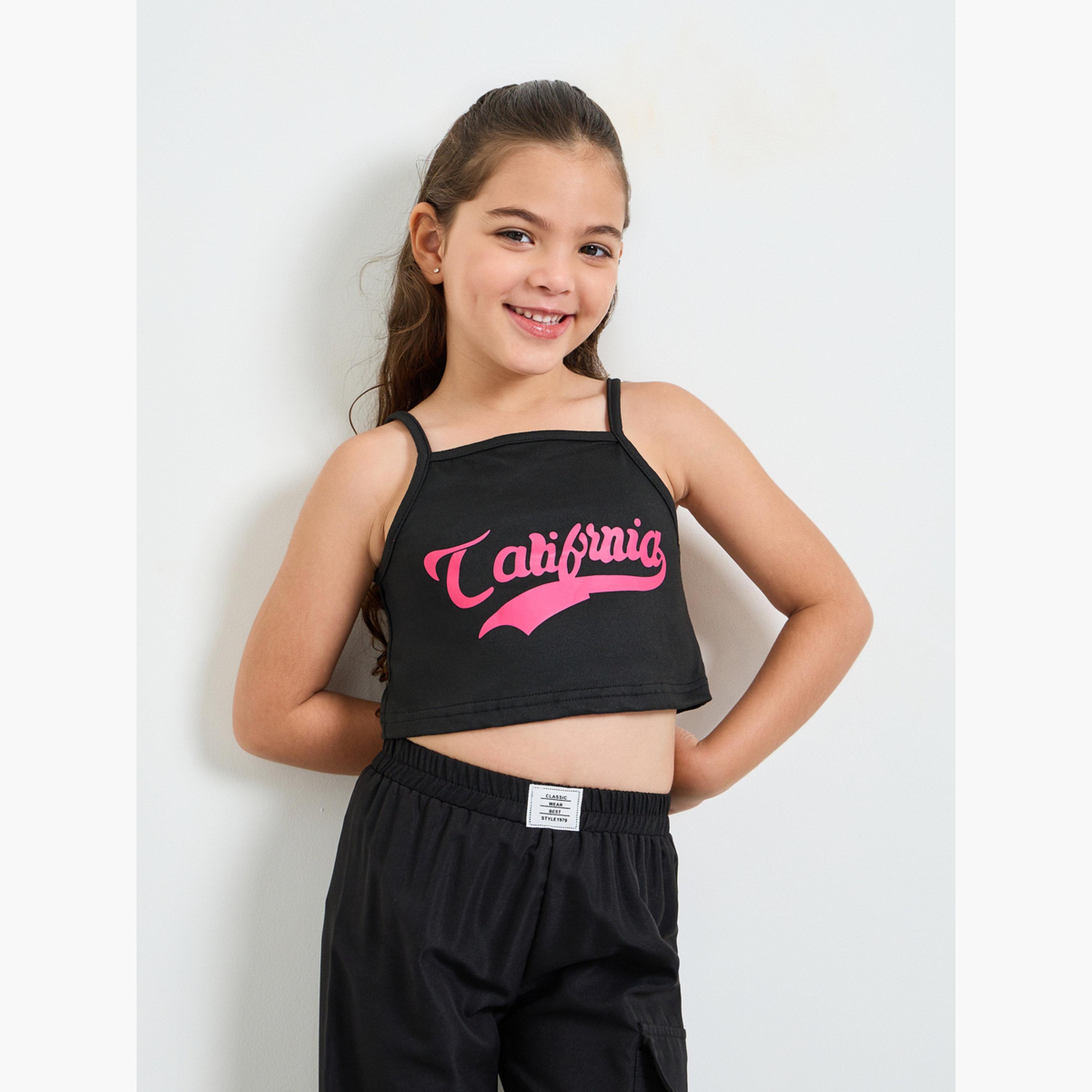 طقم رياضي من 3 قطع جوغر وتيشيرت قصير وبلوزة مطبوعة-girls-clothing-setsandcoords-image-6
