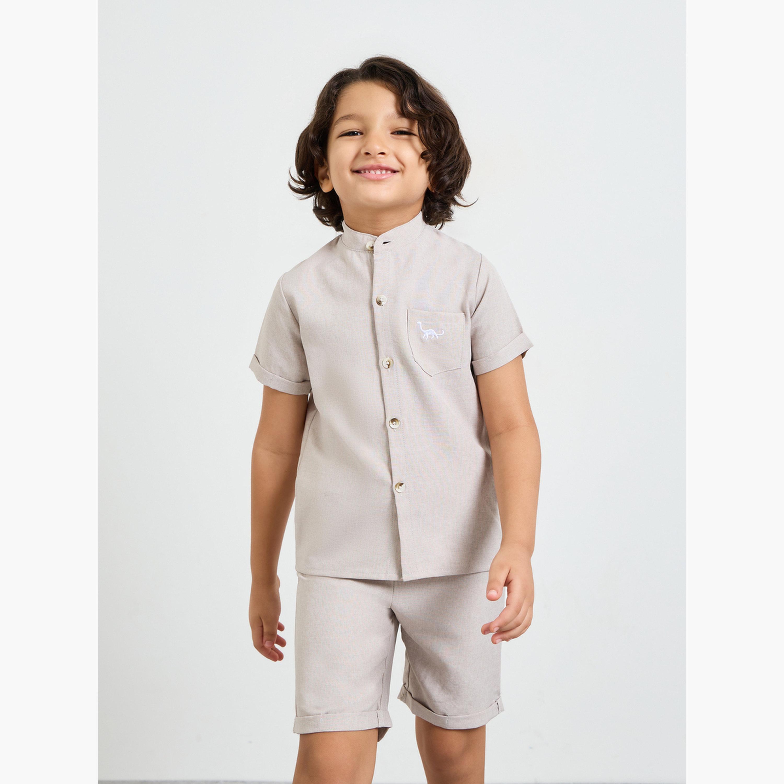 مجموعة من شورت وتيشيرت بولو للأولاد-boys-clothing-setsandcoords-image-1