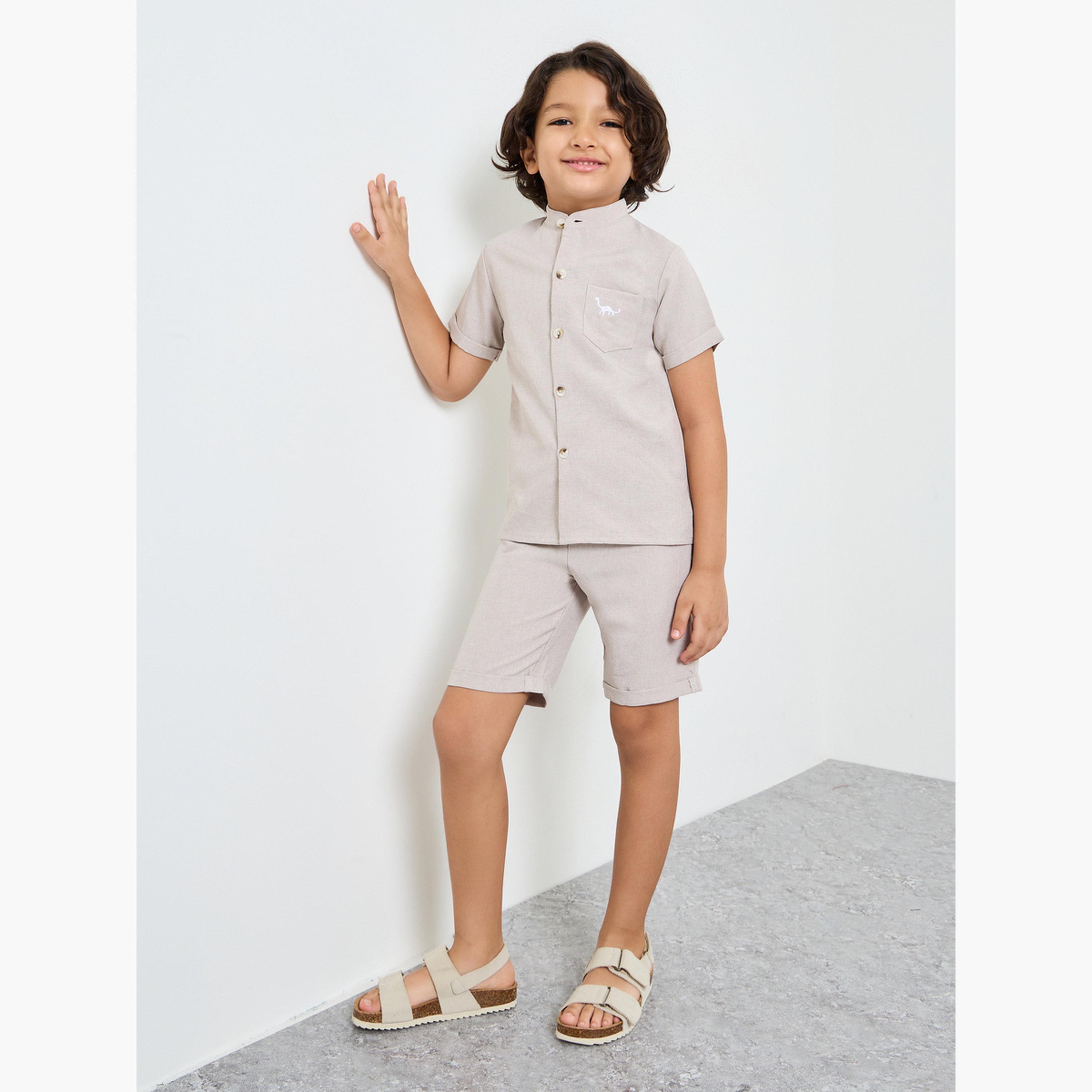 مجموعة من شورت وتيشيرت بولو للأولاد-boys-clothing-setsandcoords-image-2