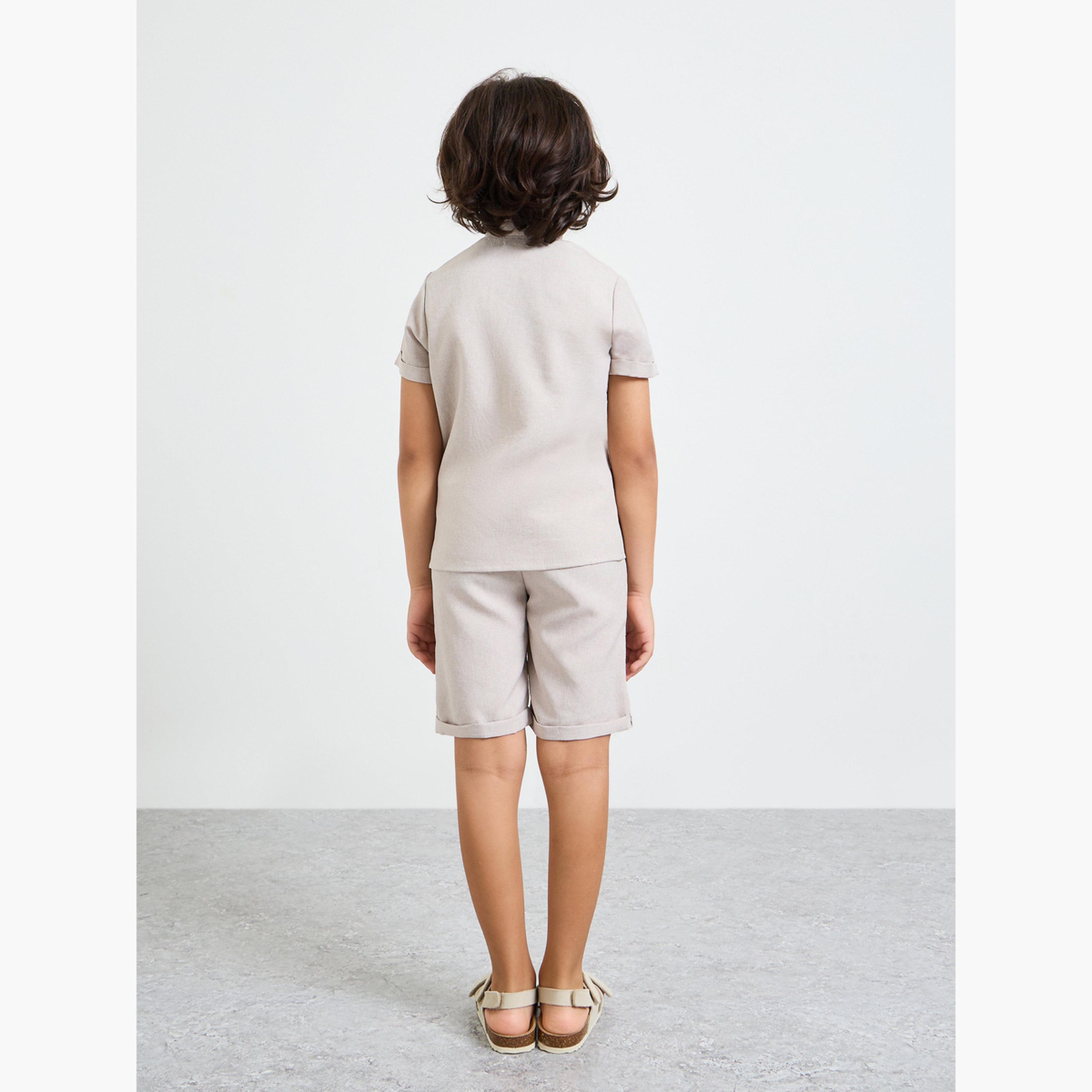 مجموعة من شورت وتيشيرت بولو للأولاد-boys-clothing-setsandcoords-image-3