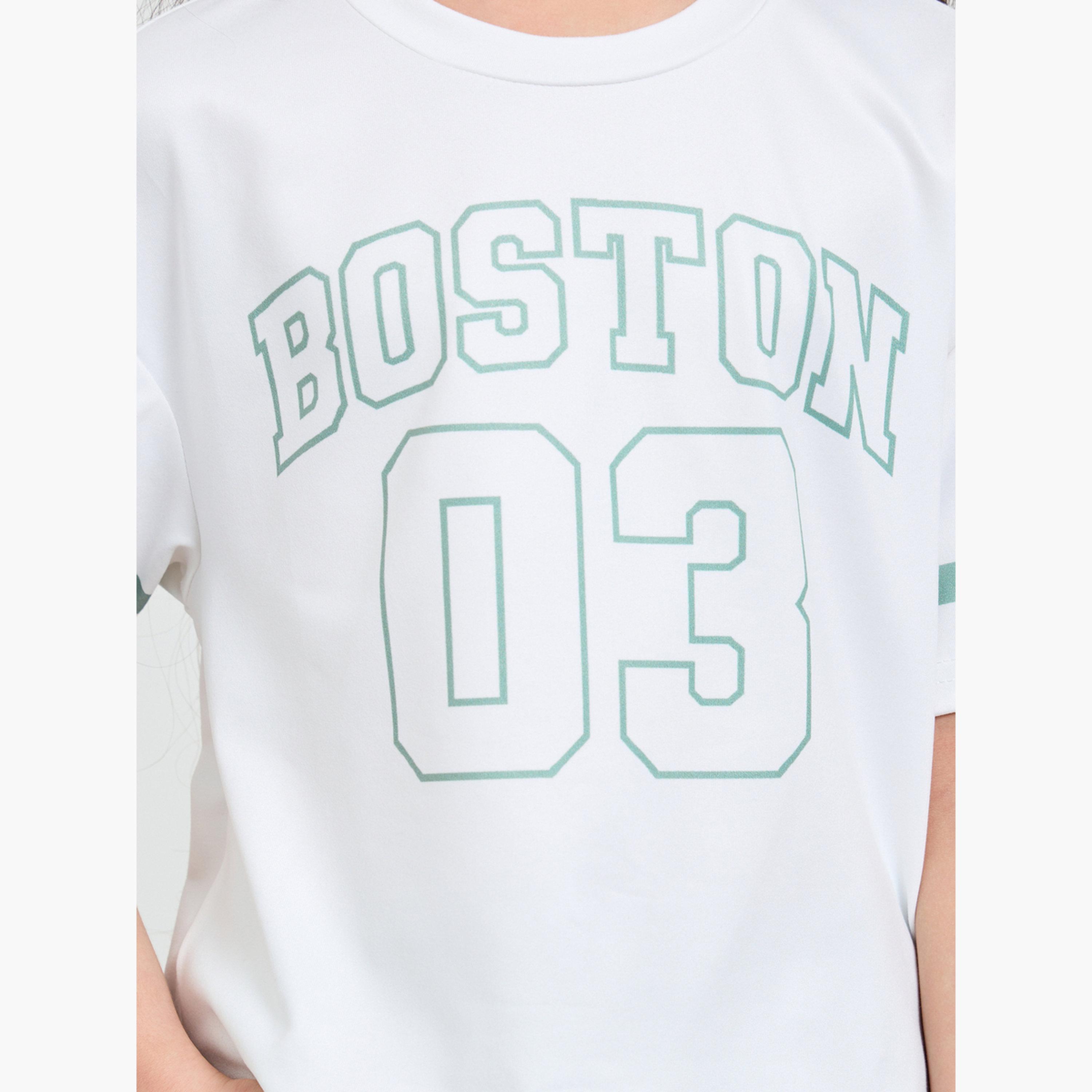 Styli Girls Printed Short Sleeves T-Shirt and Contrast Jogger Set-girls-clothing-setsandcoords-image-5