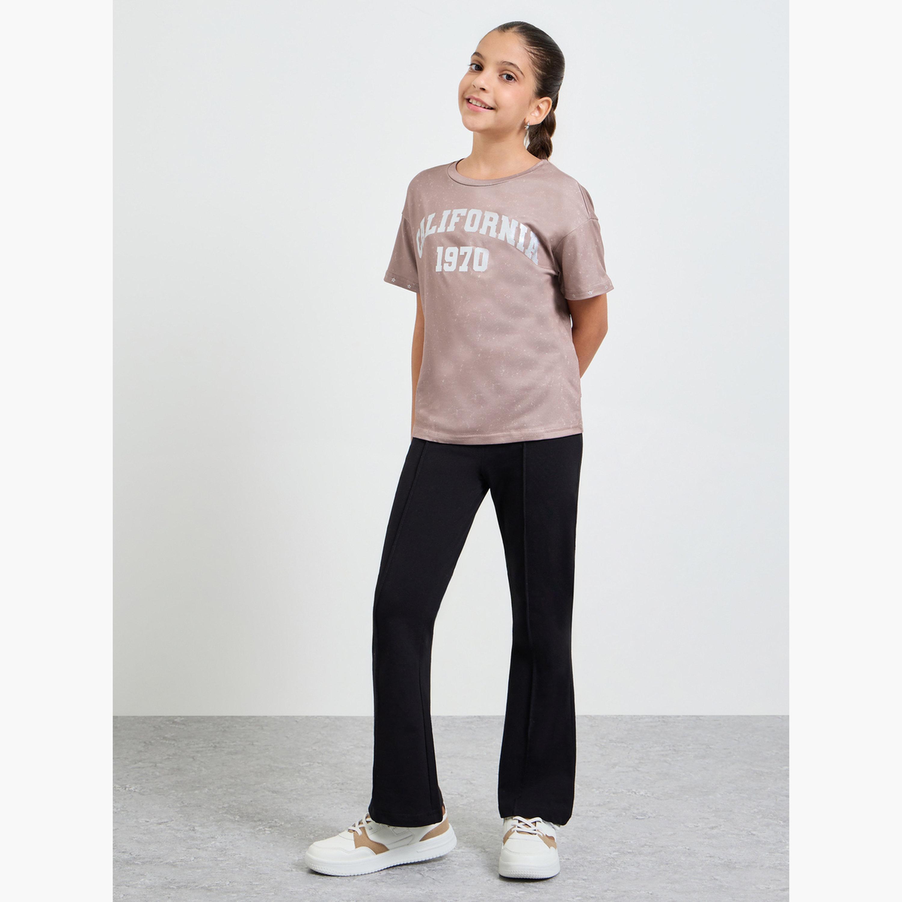 Styli Teen Girls Acid Wash Relaxed T-Shirt-girls-clothing-tshirts-image-2