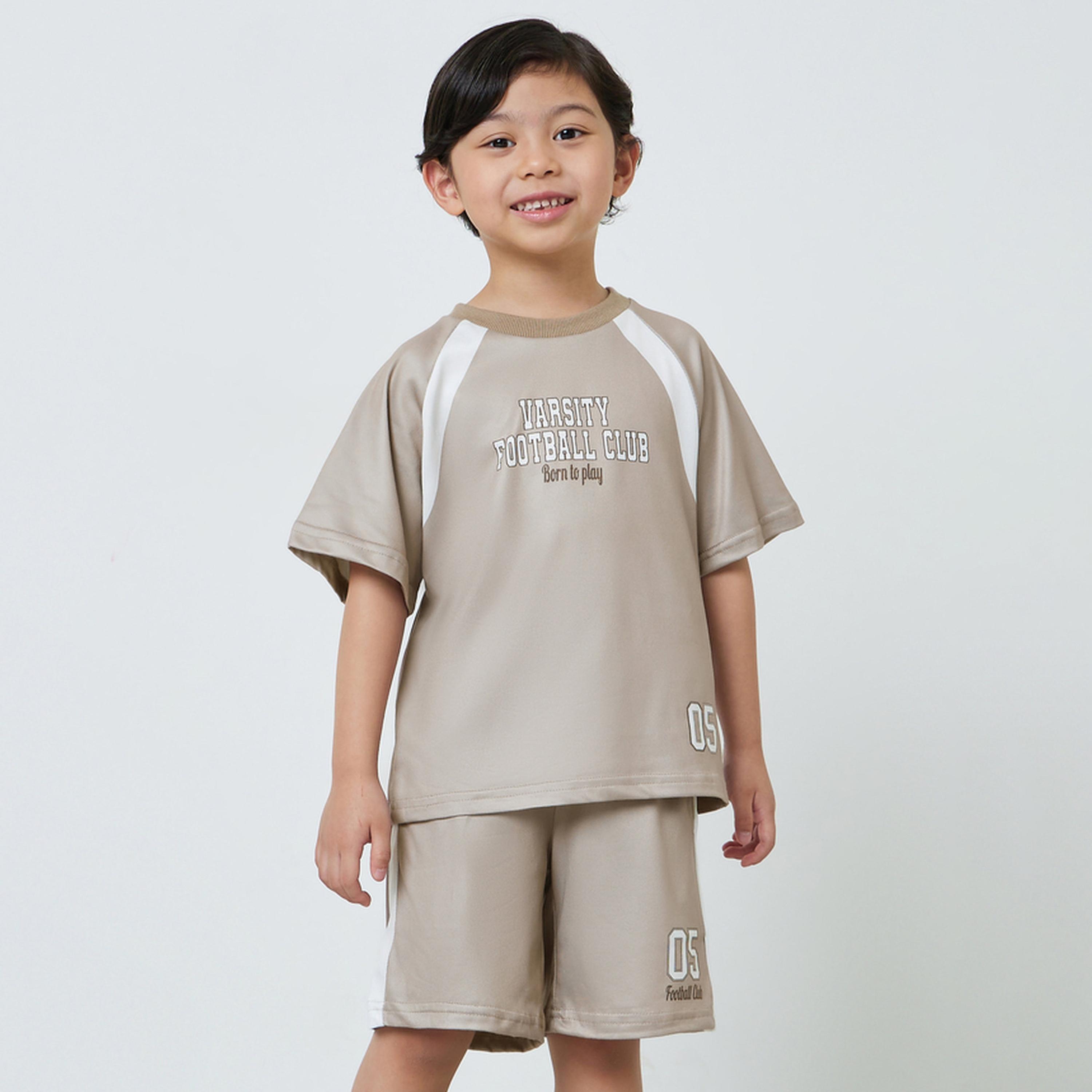 ستايلي - طقم تيشيرت وشورت بيج للأولاد-boys-clothing-setsandcoords-image-1