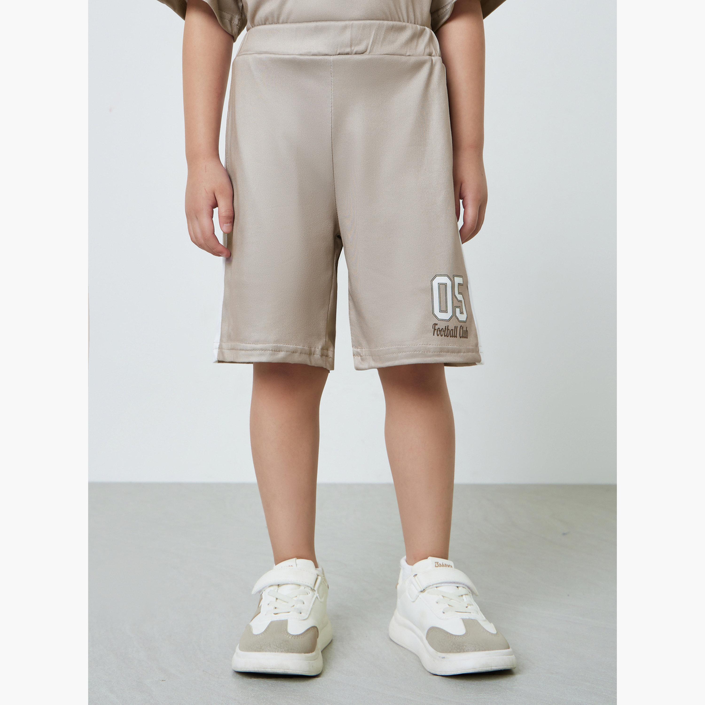 ستايلي - طقم تيشيرت وشورت بيج للأولاد-boys-clothing-setsandcoords-image-5