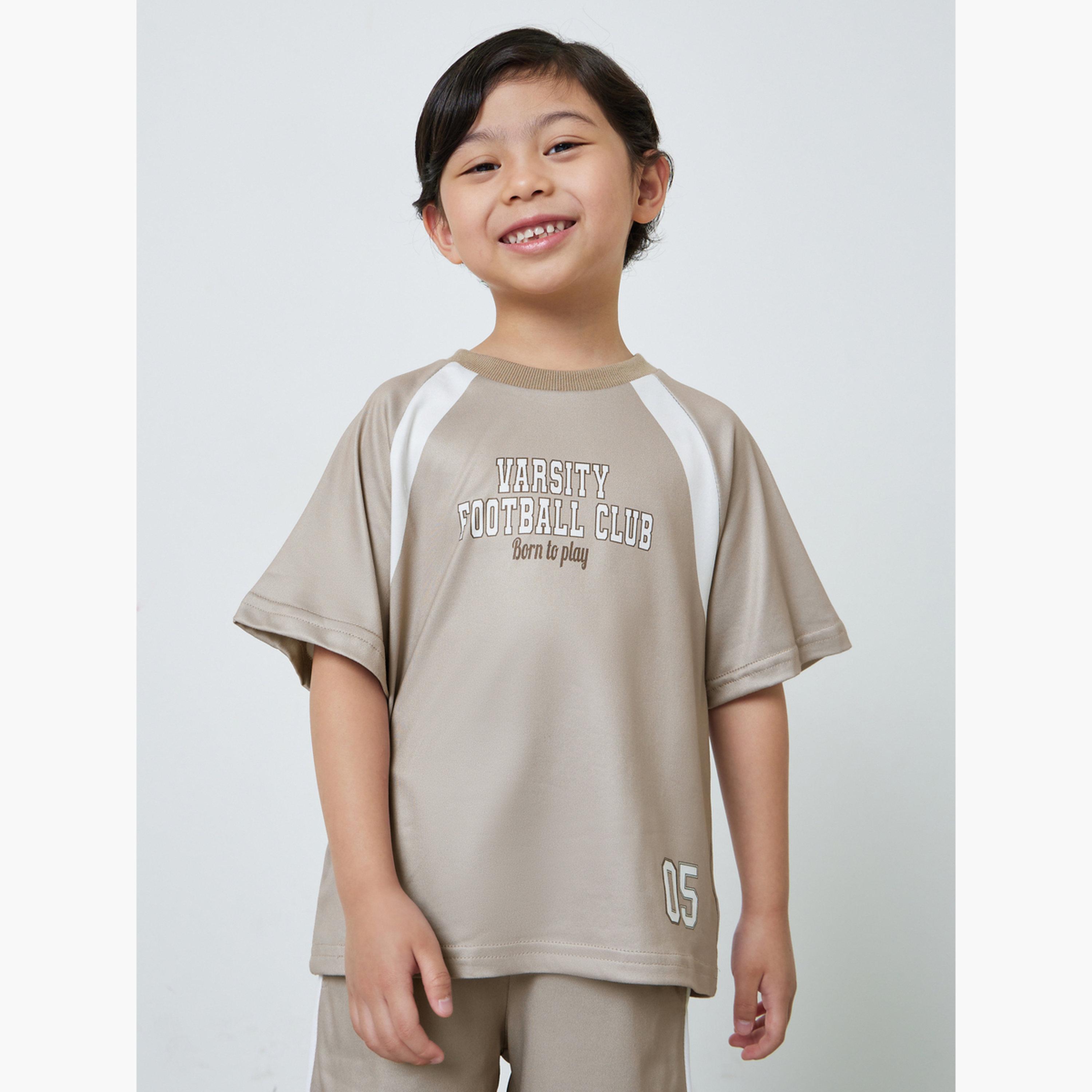 ستايلي - طقم تيشيرت وشورت بيج للأولاد-boys-clothing-setsandcoords-image-6