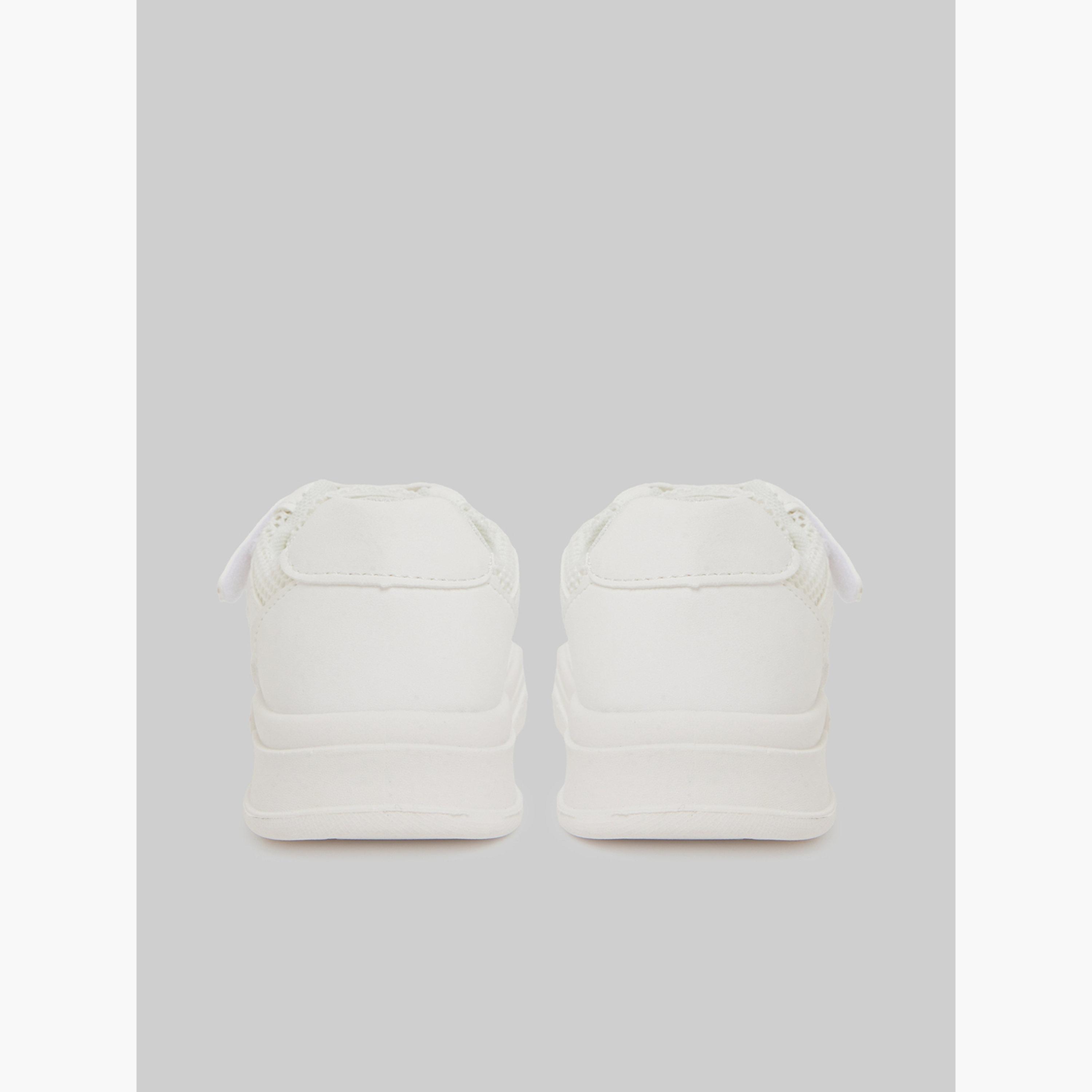 حذاء رياضي بجزء مش وشريط لاصق للبنات-girls-shoes-sneakers-image-5