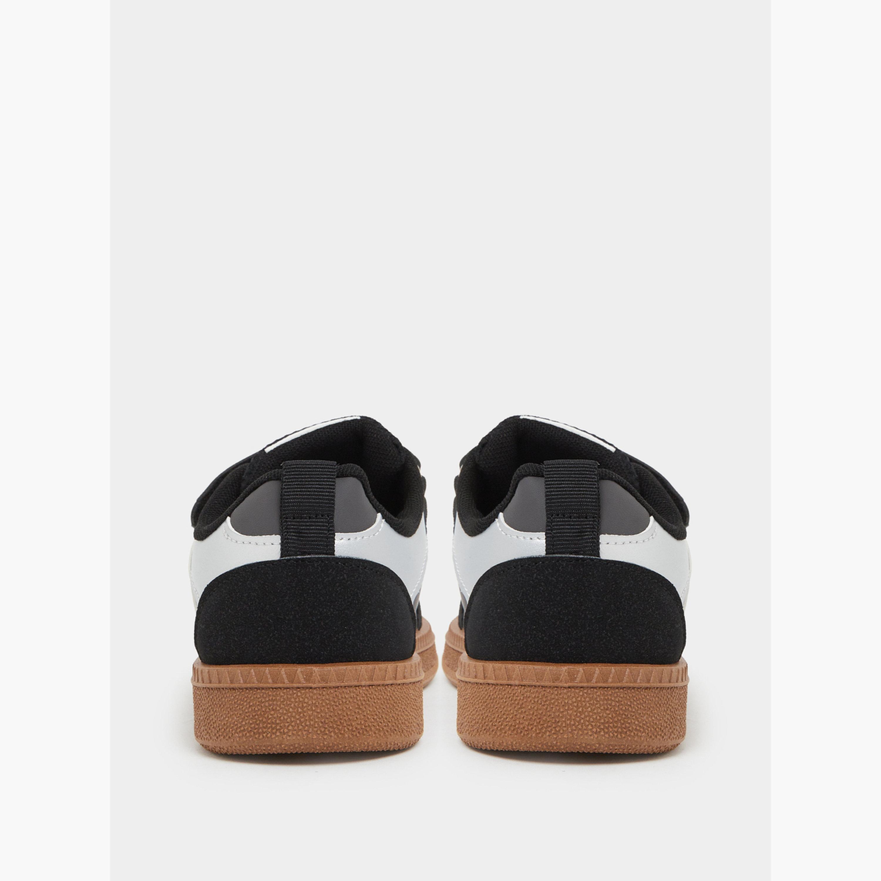 حذاء رياضي بنمط كتل الالوان بشريط لاصق للأولاد-boys-shoes-sneakers-image-5