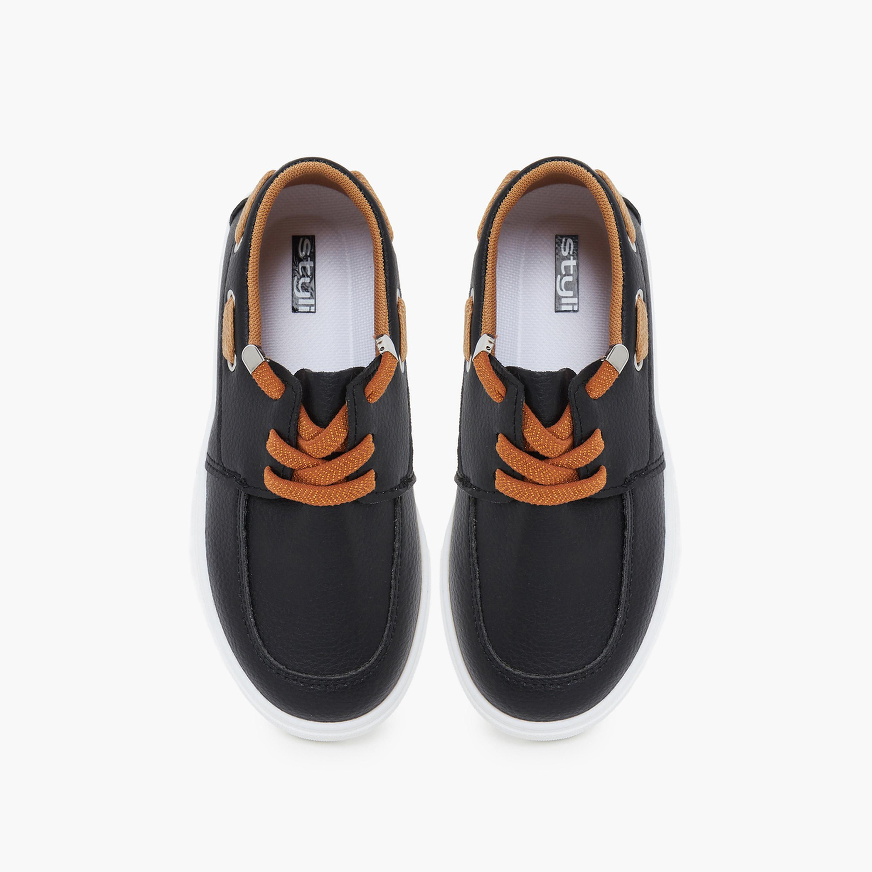 Styli Boys Lace Detail Casual Shoes-boys-shoes-loafers-image-3
