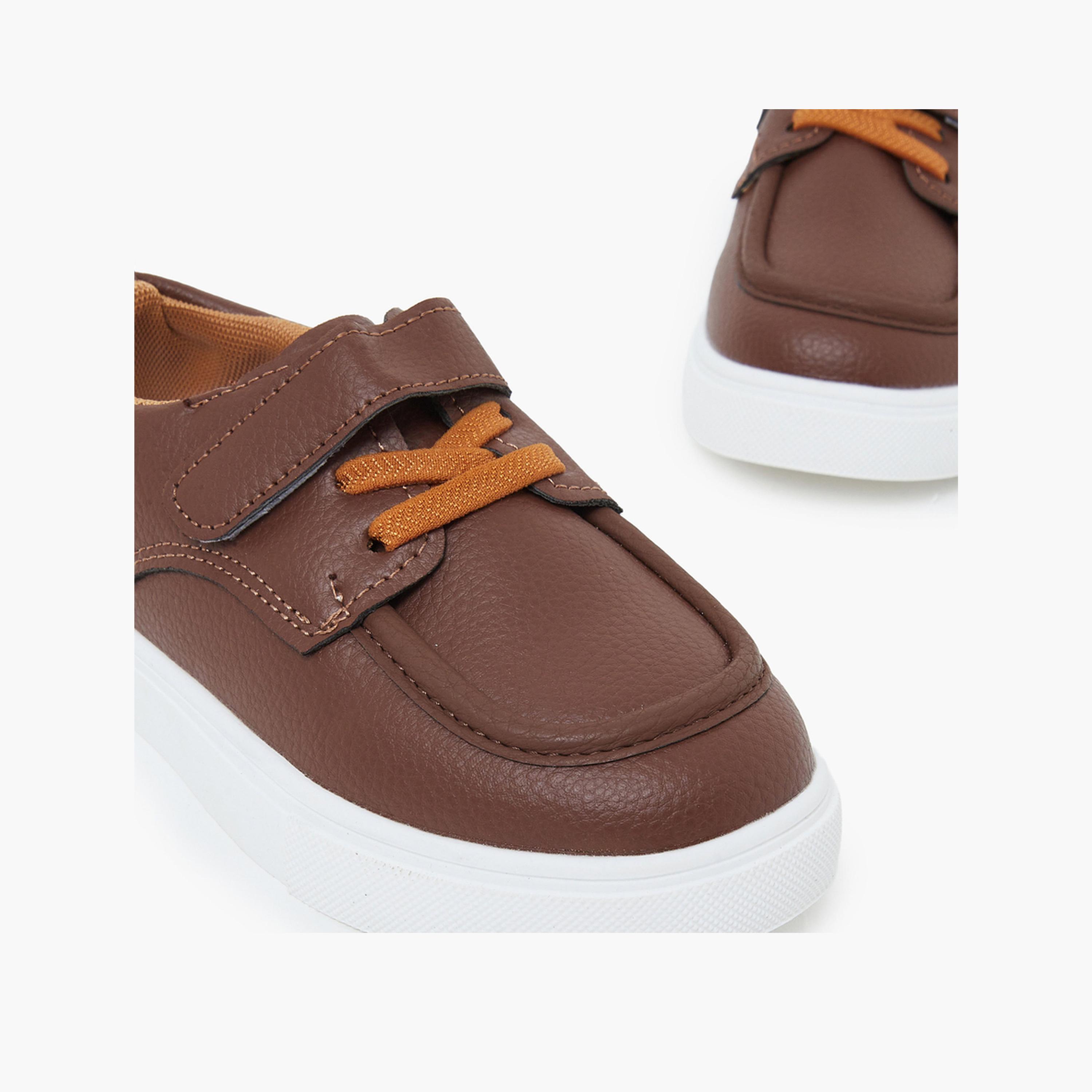 Styli Boys Velcro Detail Casual Shoes-boys-shoes-loafers-image-4