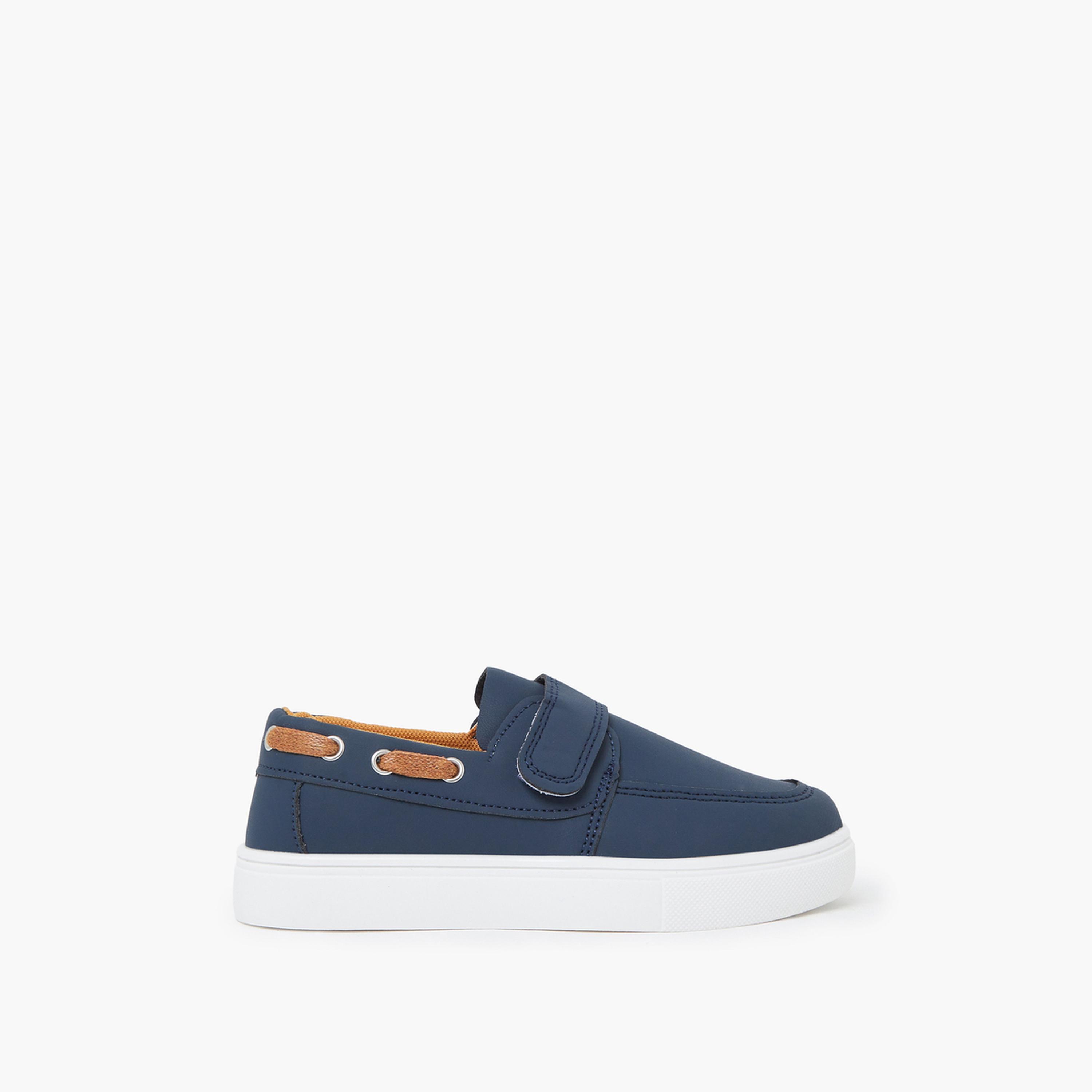 Styli Boys Velcro Detail Casual Shoes-boys-shoes-loafers-image-2