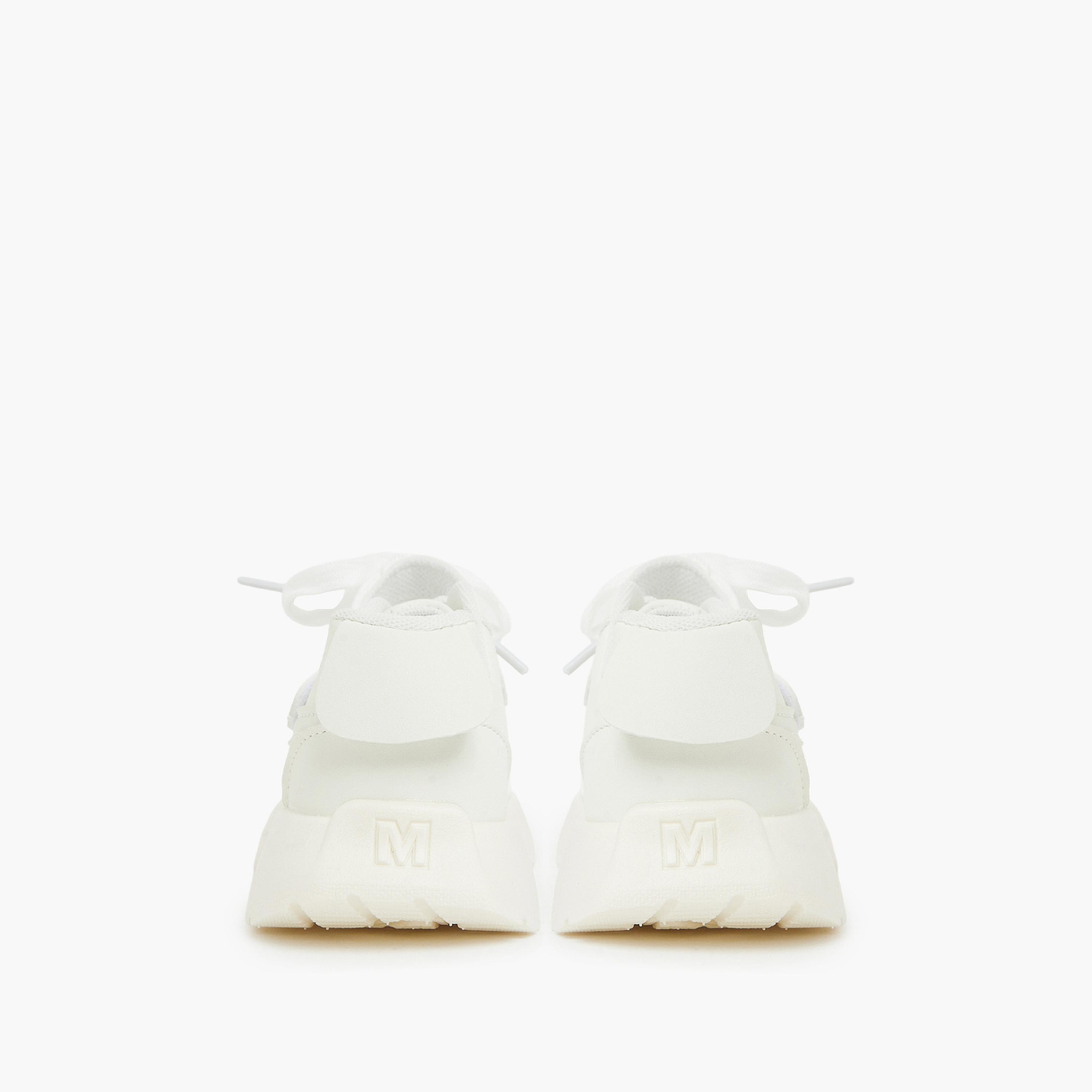 حذاء رياضي بتفاصيل أربطة وبتفاصيل بارزة الملمس للبنات-girls-shoes-sneakers-image-5