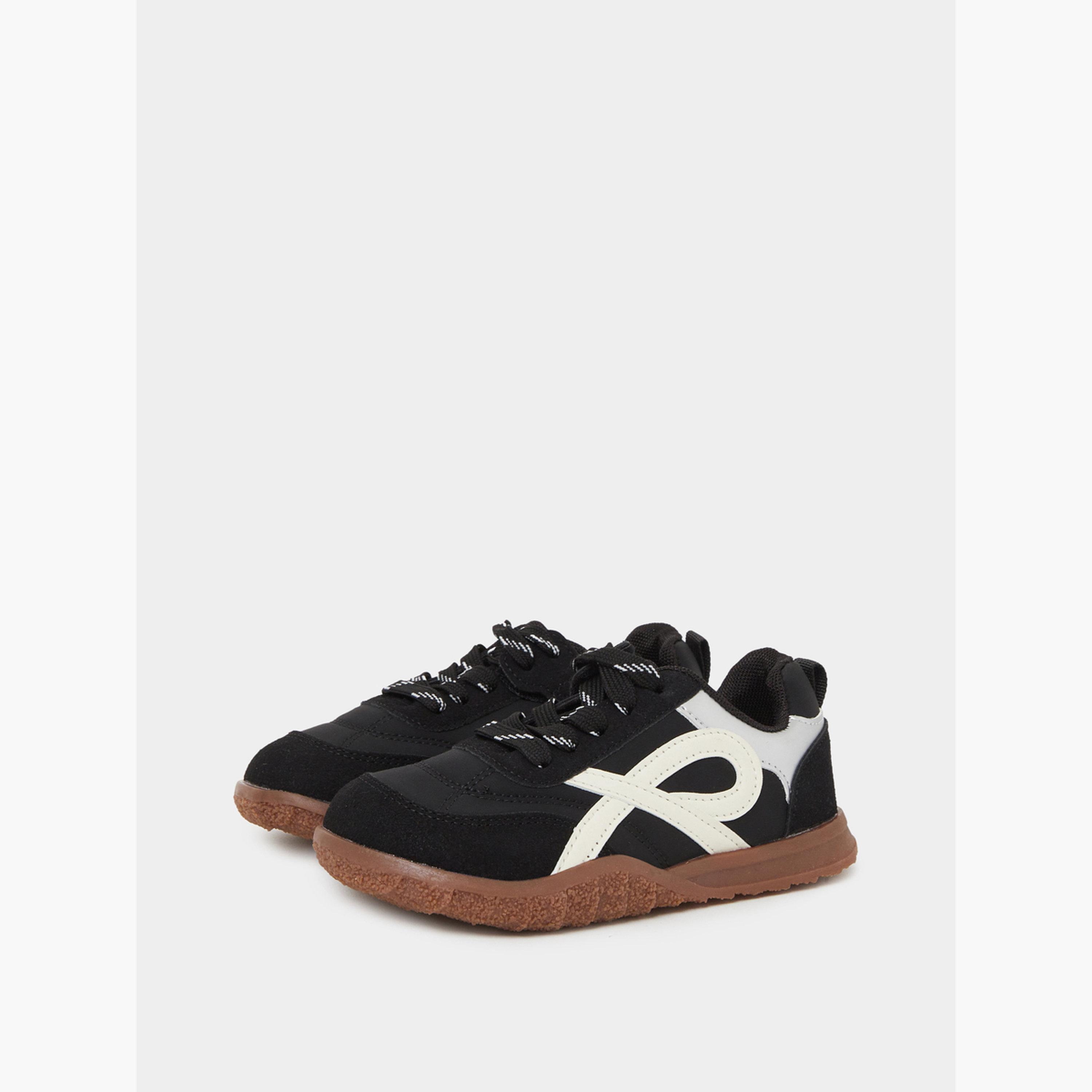 Styli Boys Textured Lace-Up Sneakers-boys-shoes-sneakers-image-1