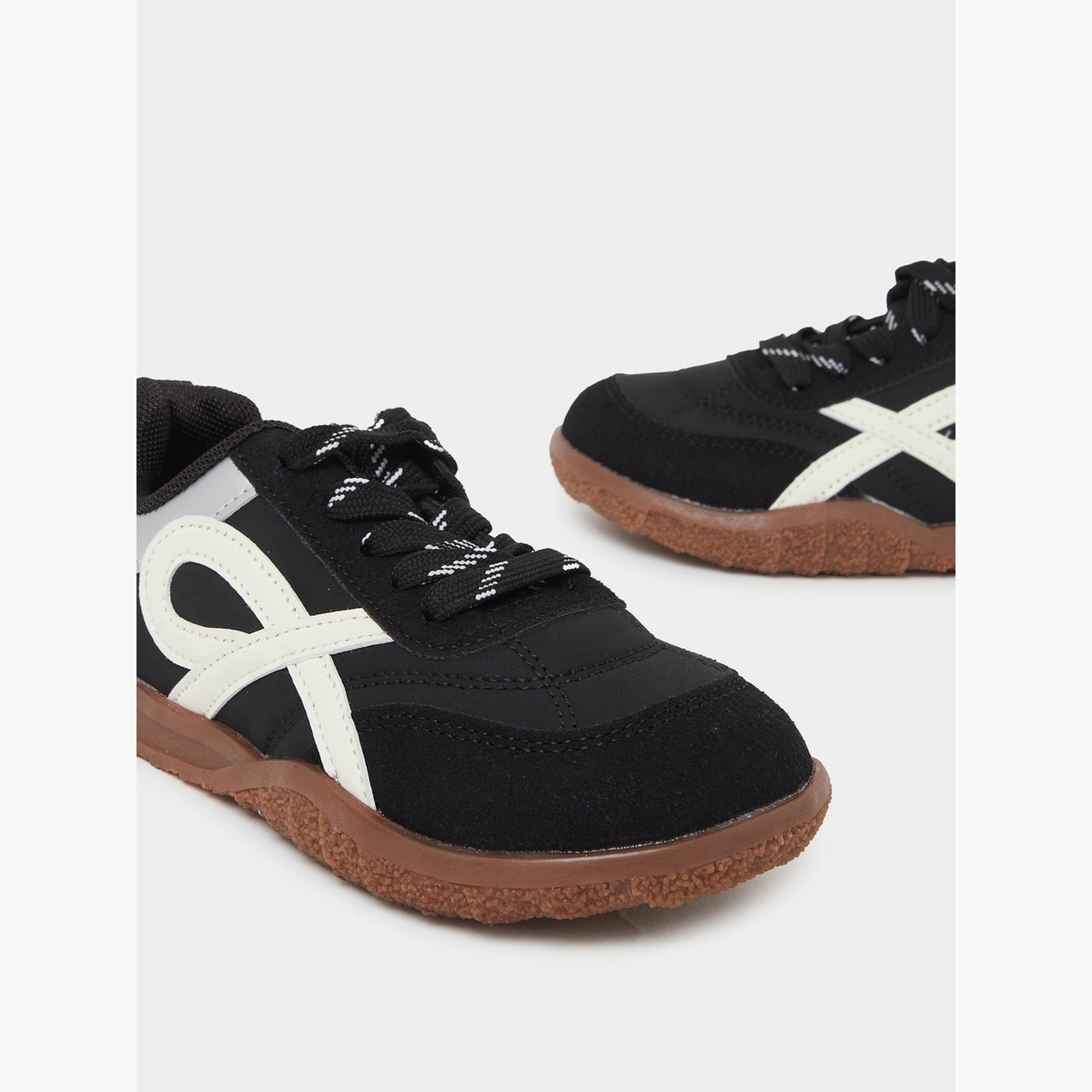 Styli Boys Textured Lace-Up Sneakers-boys-shoes-sneakers-image-4