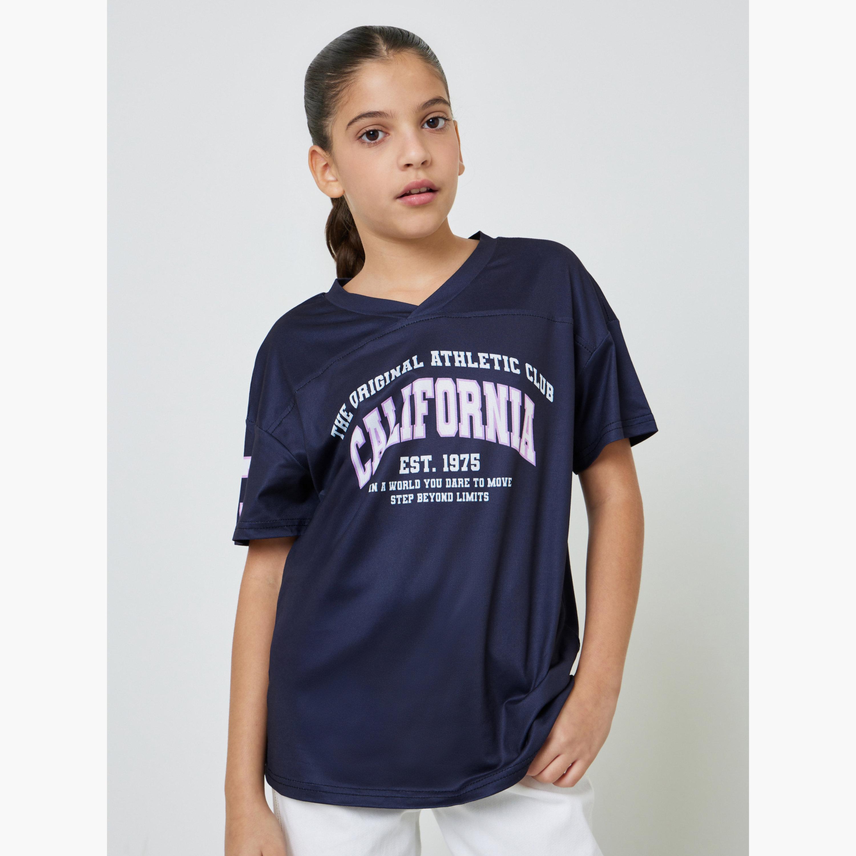 Styli Teen Girls Varsity Print Oversized T-Shirt-girls-clothing-tshirts-image-1