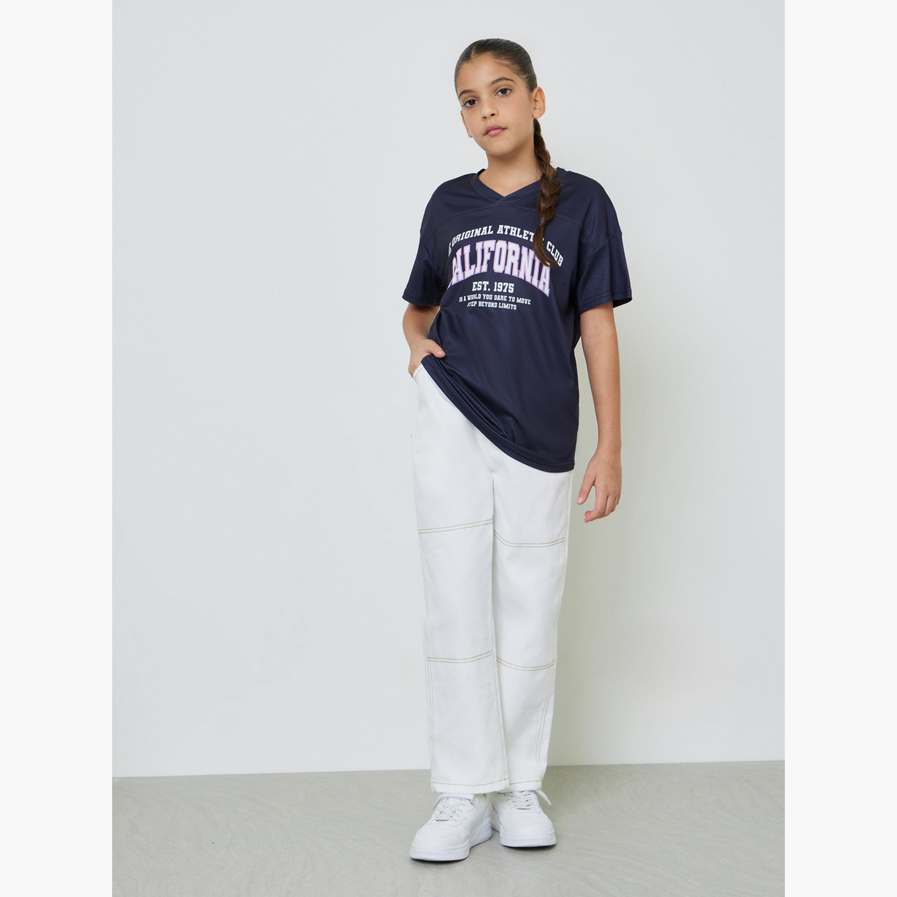 Styli Teen Girls Varsity Print Oversized T-Shirt-girls-clothing-tshirts-image-2