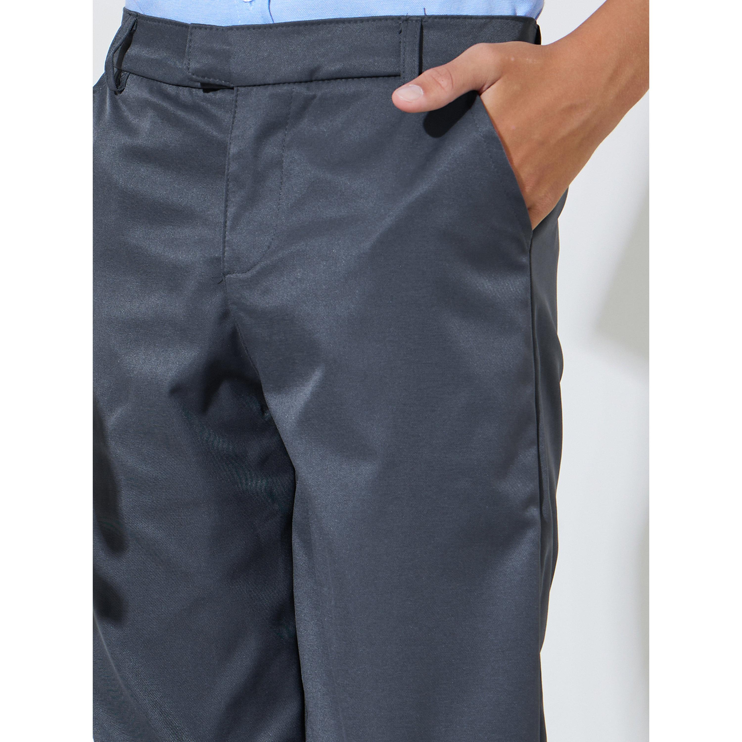 بنطال سادة بقصة مستقيمة للأولاد الكبار-boys-clothing-bottoms-trousers-image-3