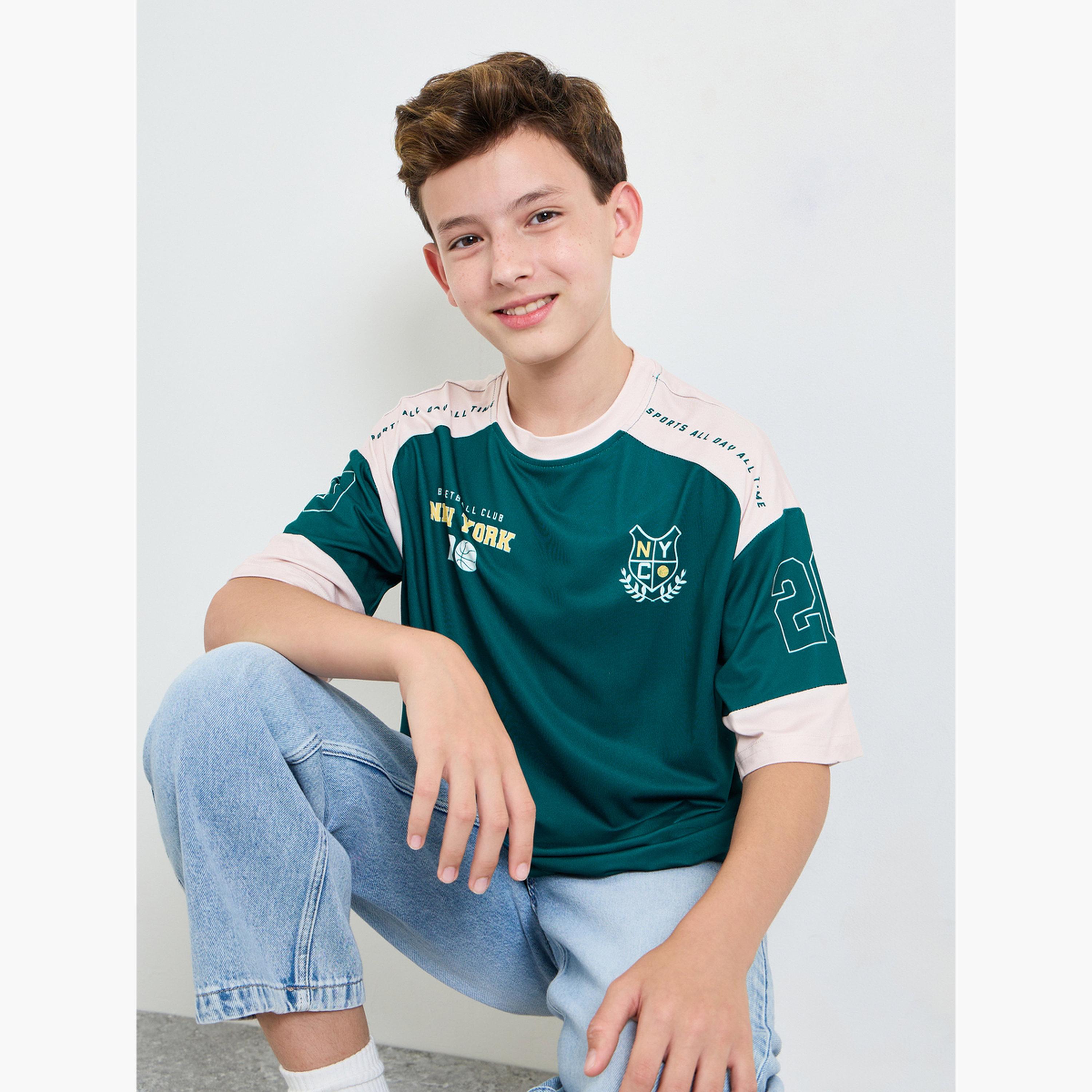 Styli Boys New York Print Jersey T-Shirt-boys-clothing-tshirtsandpolos-image-3
