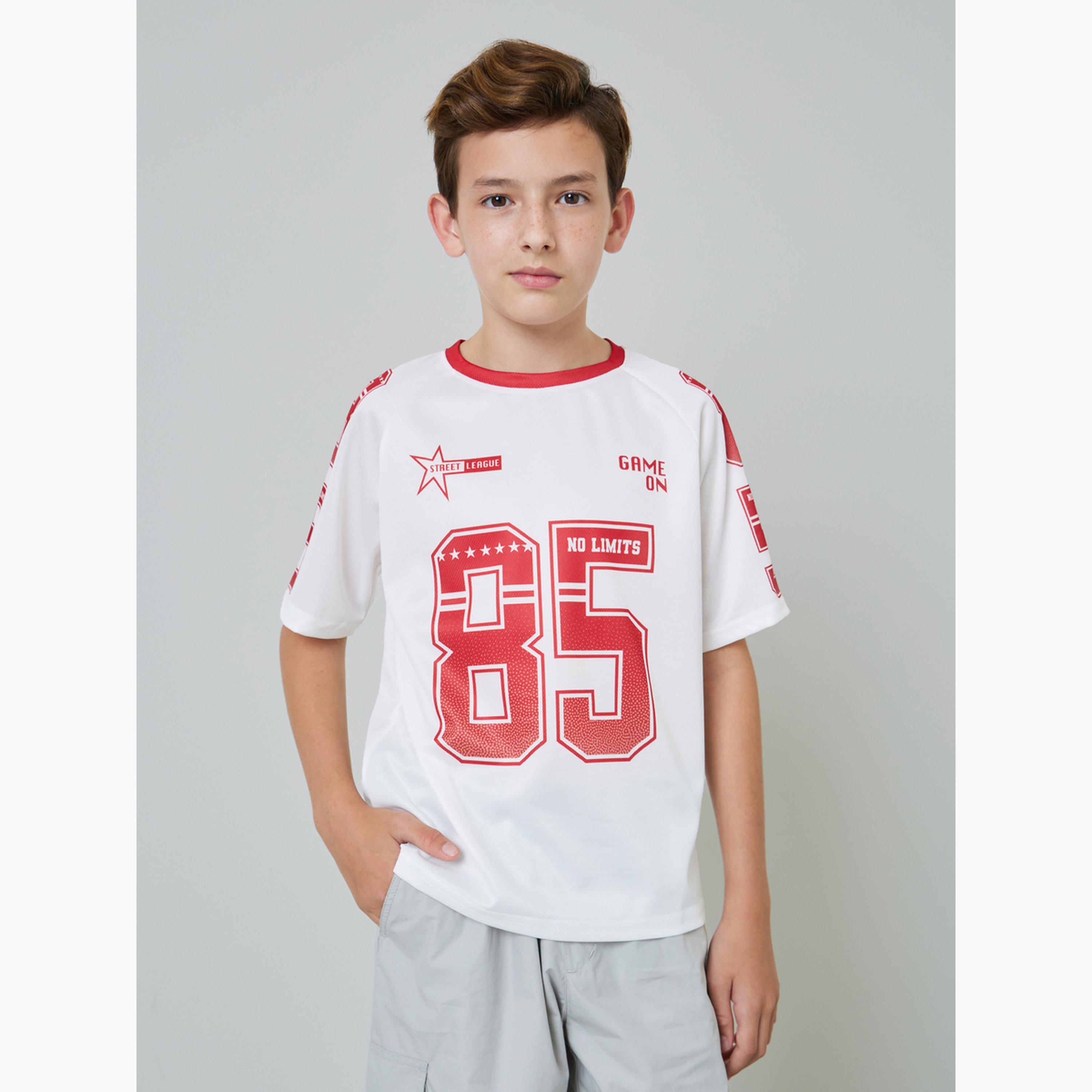 Styli Boys Off-White Graphic Regular Fit T-Shirt-boys-clothing-tshirtsandpolos-image-1