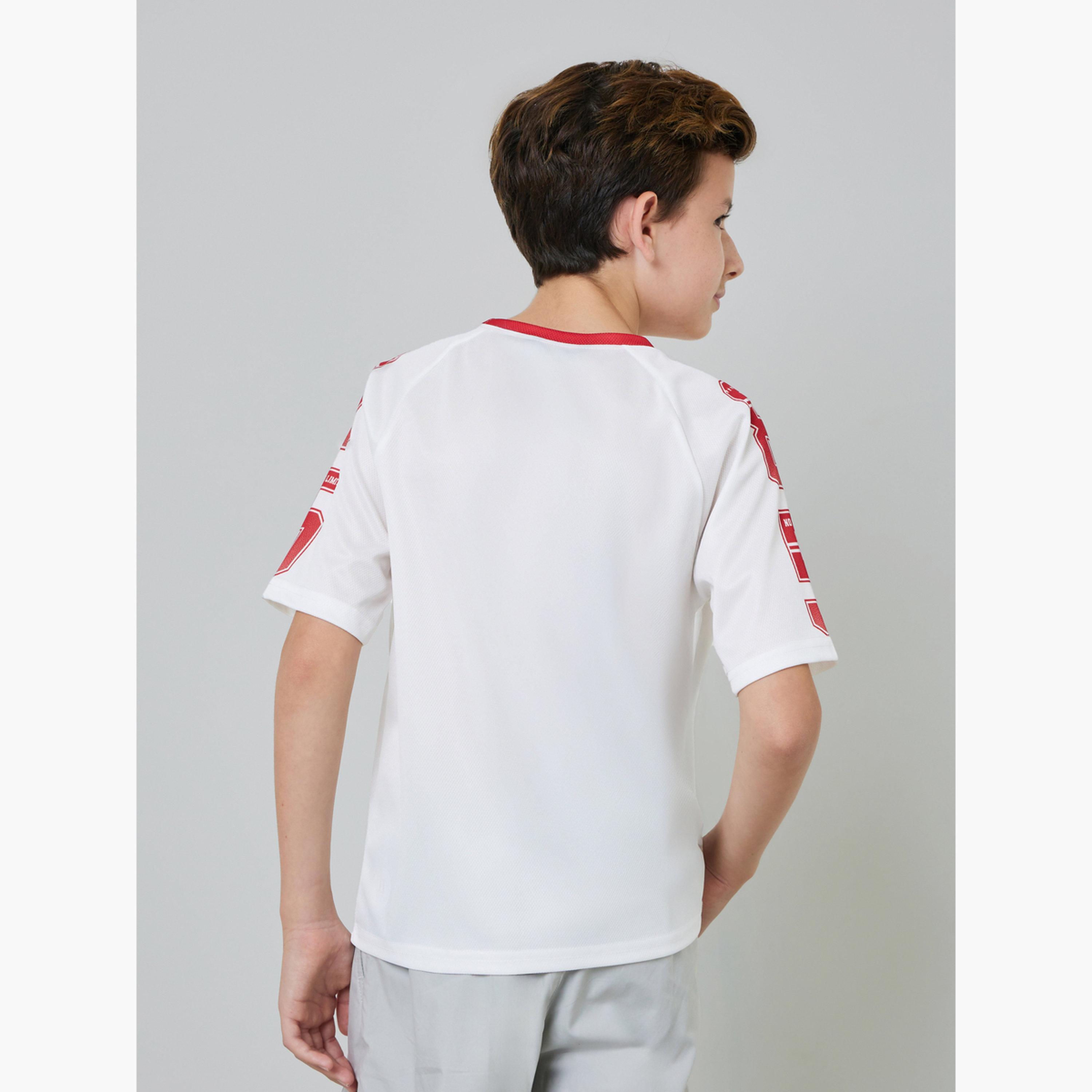Styli Boys Off-White Graphic Regular Fit T-Shirt-boys-clothing-tshirtsandpolos-image-4