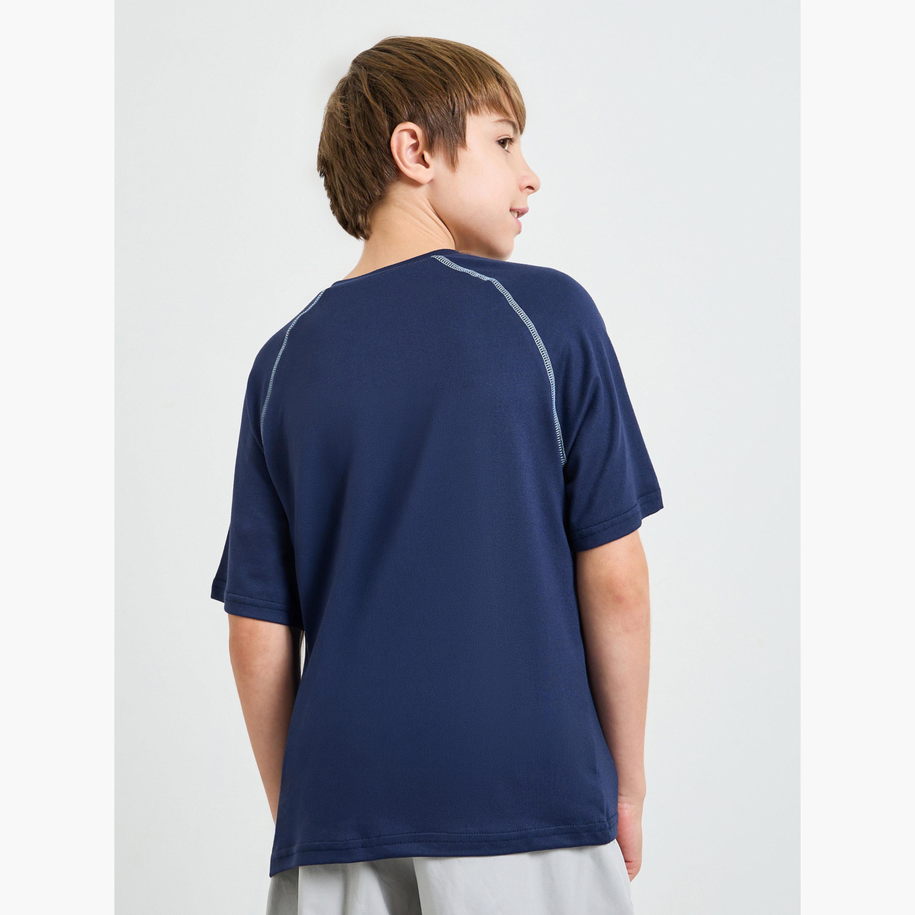 Styli Teen Boys Sports Jersey T-Shirt with Raglan Sleeve-boys-clothing-tshirtsandpolos-image-4