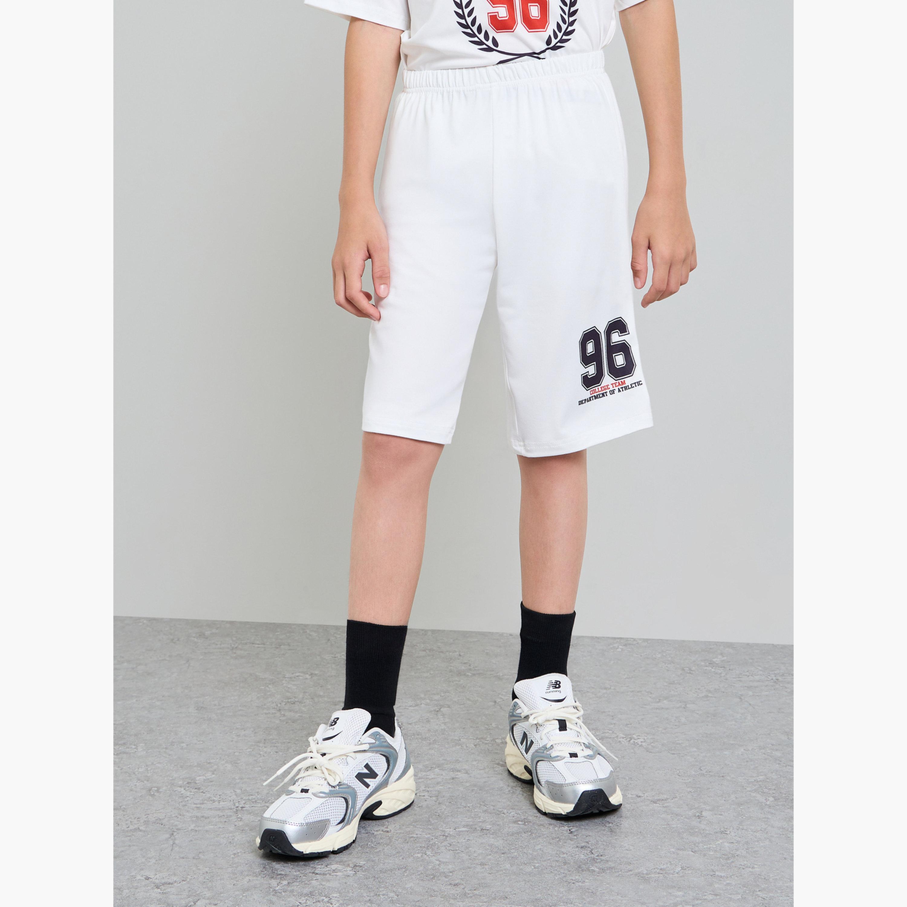 Styli Boys Graphic V Neck Jersey T-Shirt and Shorts Set-boys-clothing-setsandcoords-image-5