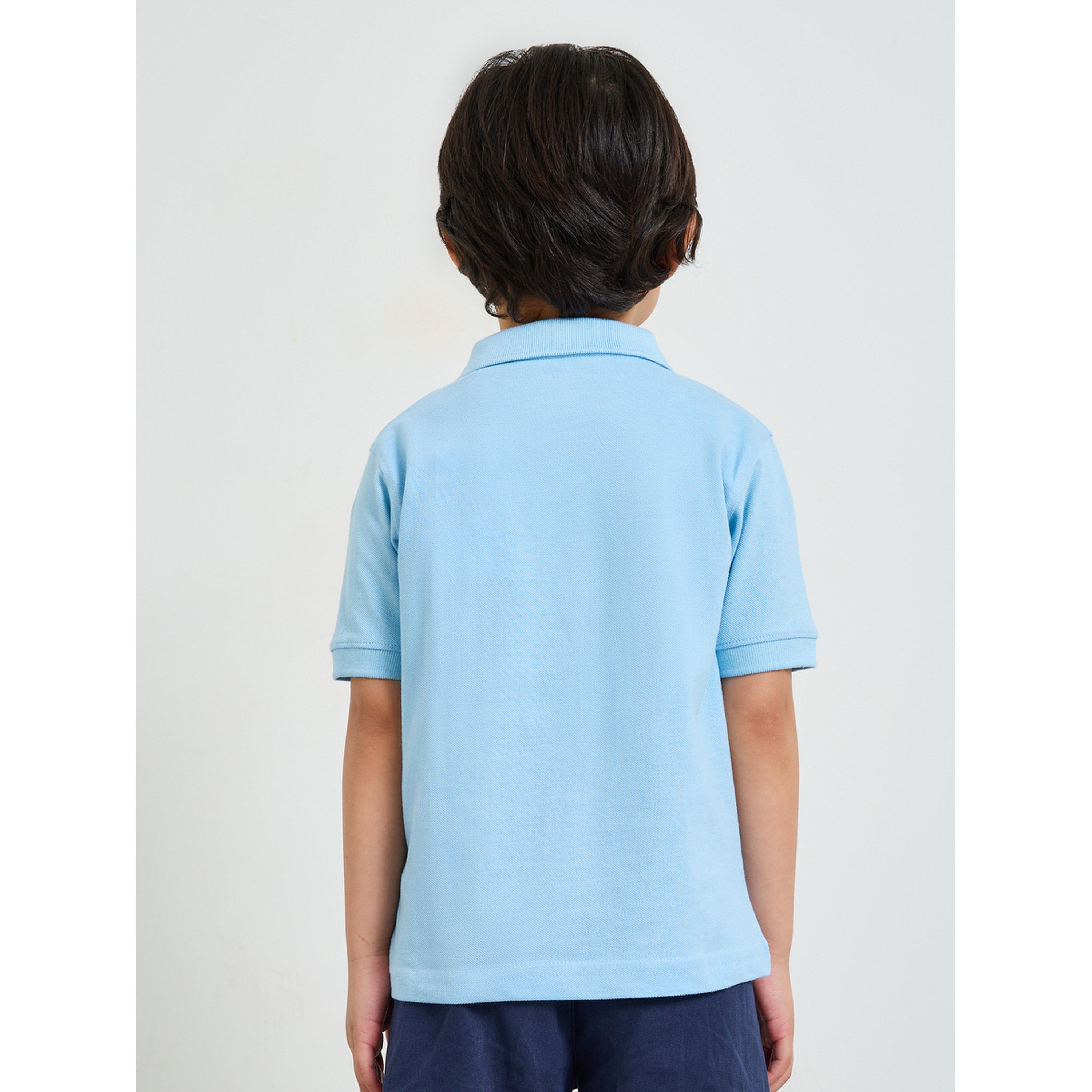Styli Boys Blue Printed Polo Regular Fit T-Shirt-boys-clothing-tshirtsandpolos-image-4