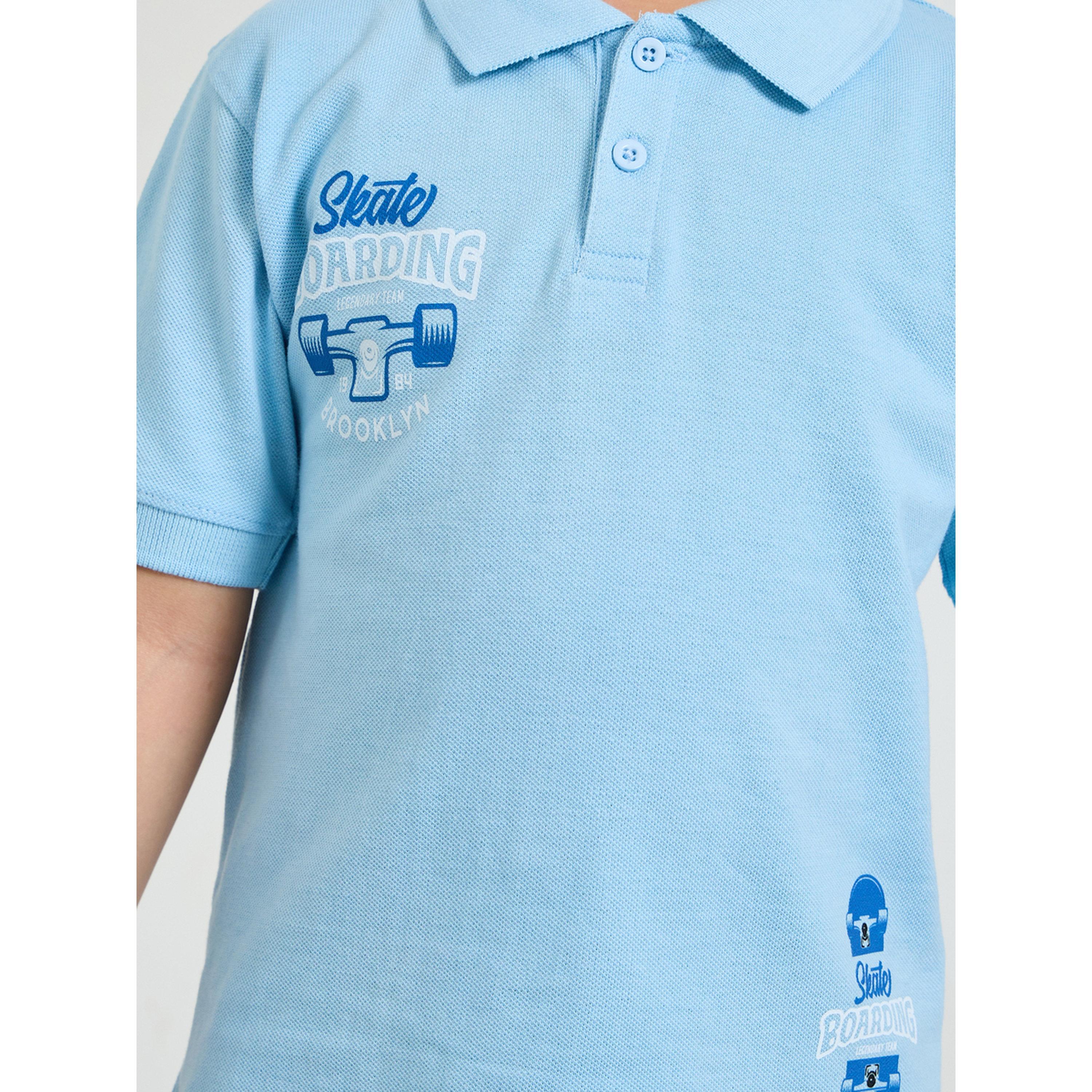 Styli Boys Blue Printed Polo Regular Fit T-Shirt-boys-clothing-tshirtsandpolos-image-5