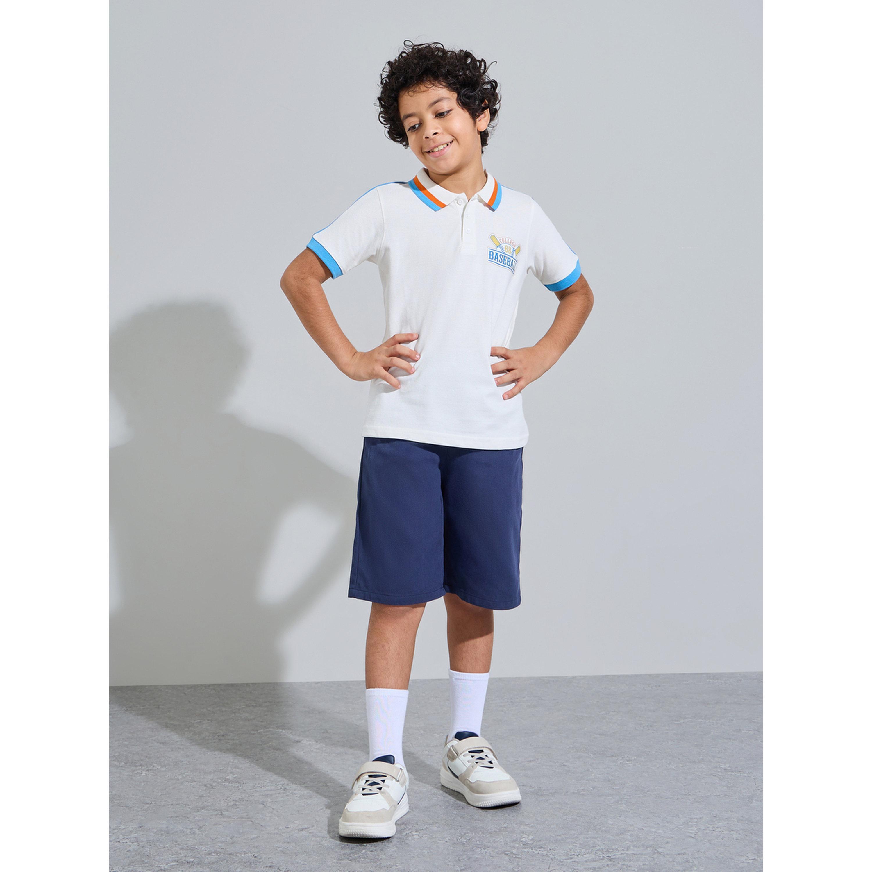 تيشيرت بولو بطبعة بيسبول للأولاد المراهقين-boys-clothing-tshirtsandpolos-image-2