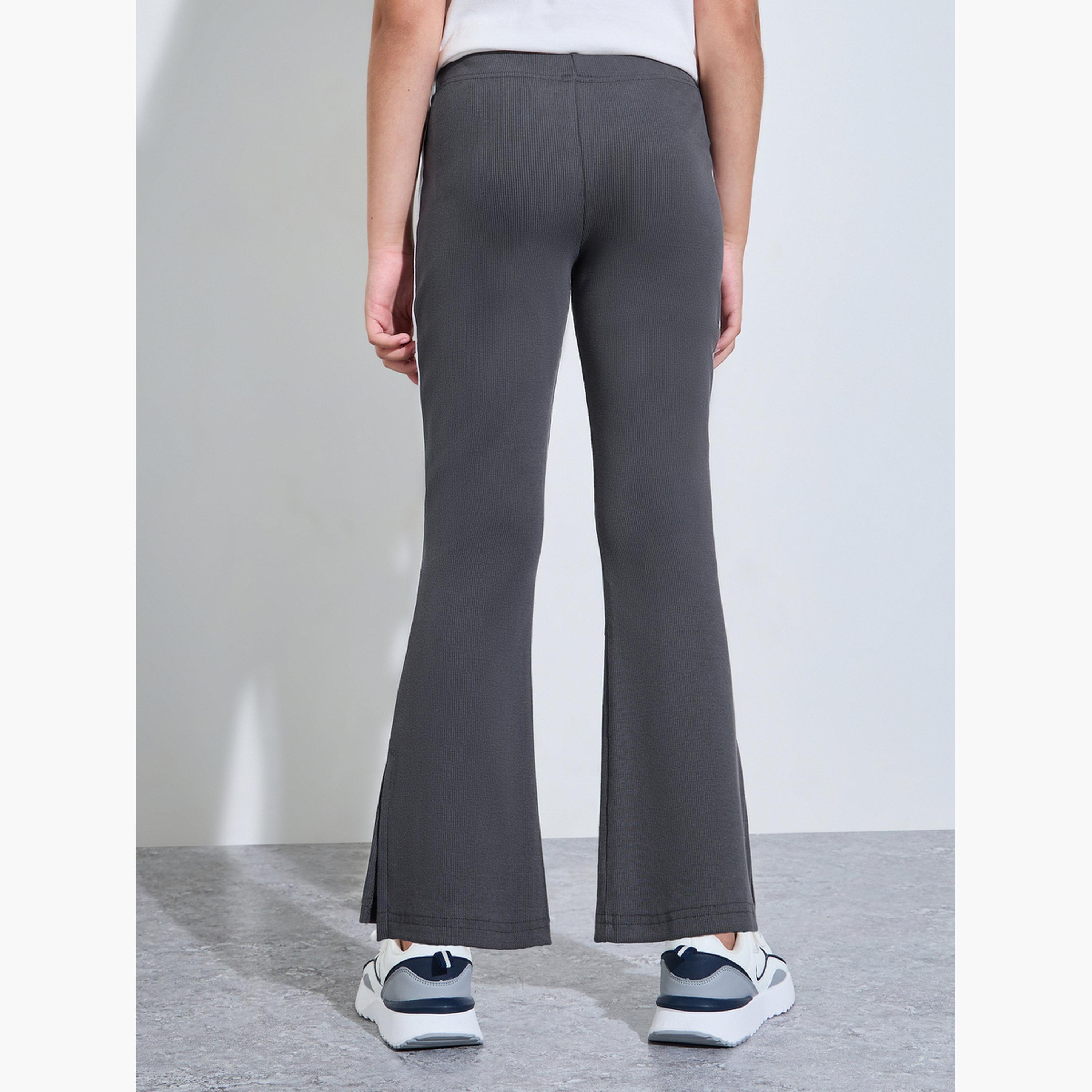ليقنز مضلع بشق جانبي للبنات-girls-clothing-bottoms-leggings-image-4