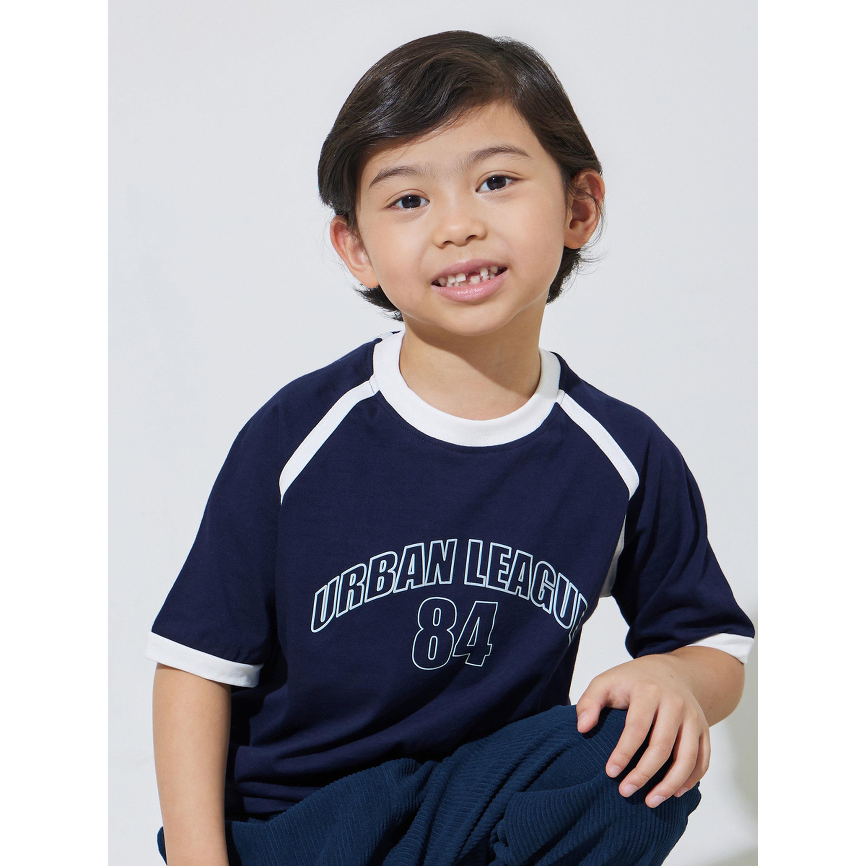 تيشيرت واسع بأكمام ريجلان وطبعة جرافيك-boys-clothing-tshirtsandpolos-image-4