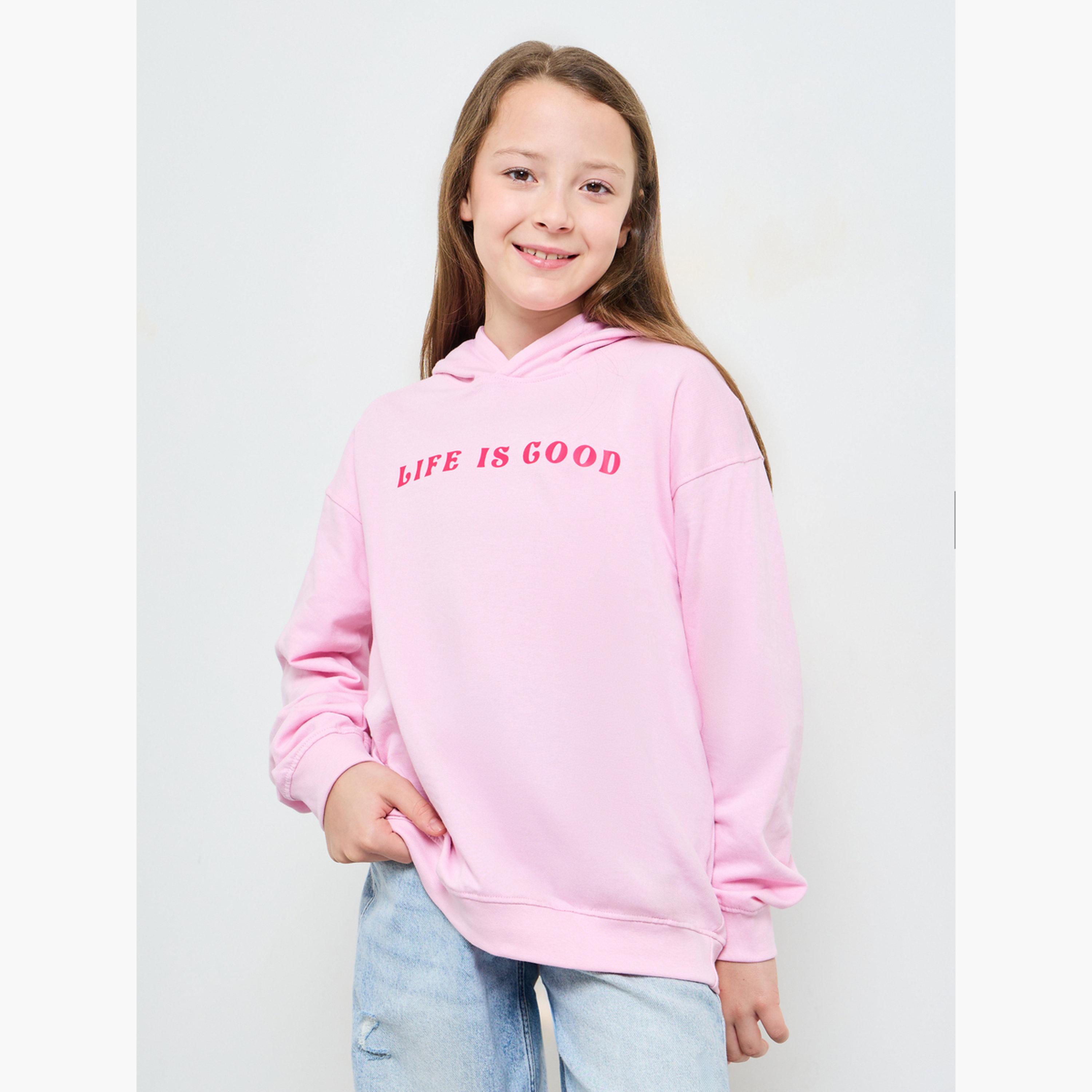 هودي واسع بطبعات جرافيك للبنات-girls-clothing-sweatshirts-image-1
