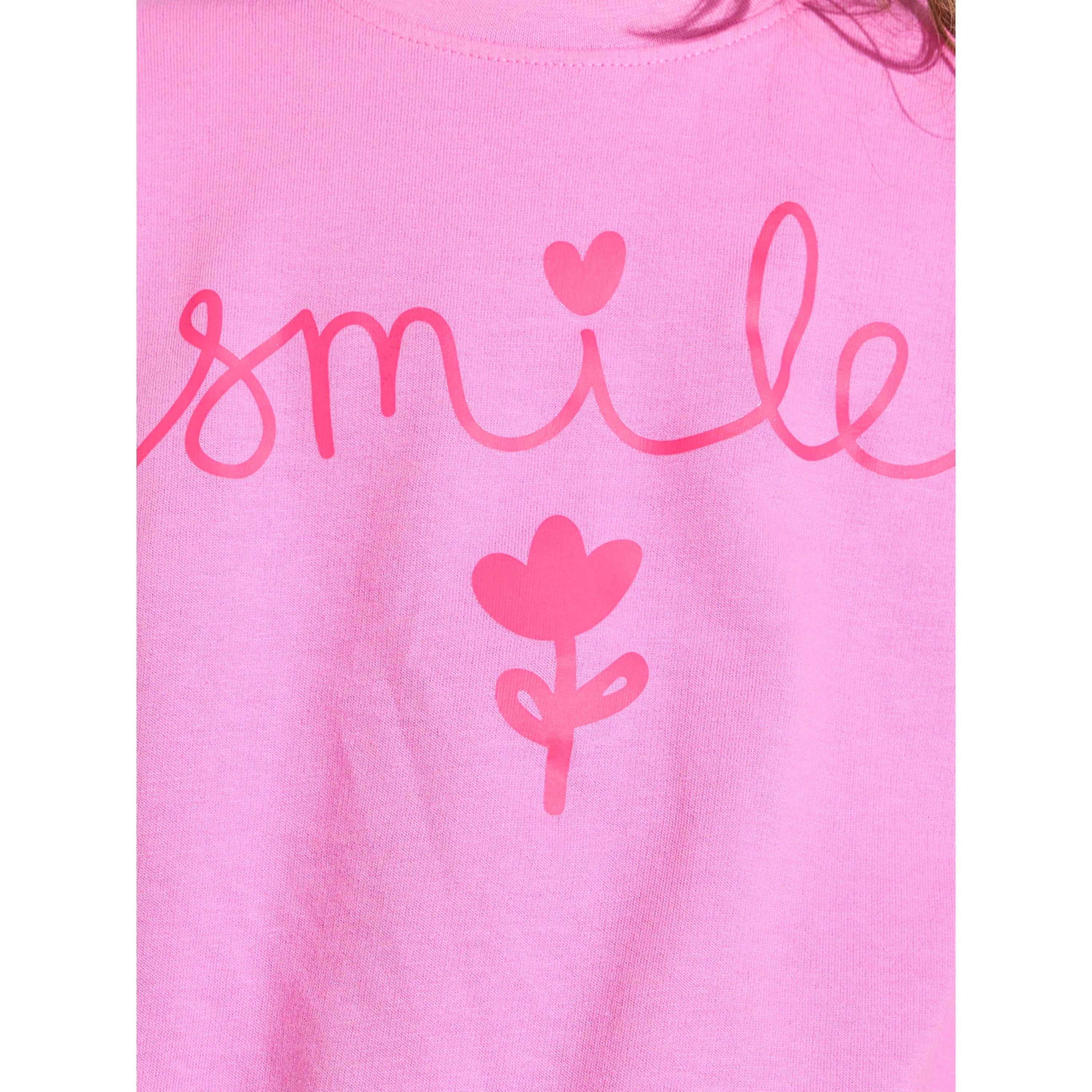 Styli Girls Pink Graphic Print Oversized Sweatshirt-girls-clothing-sweatshirts-image-4