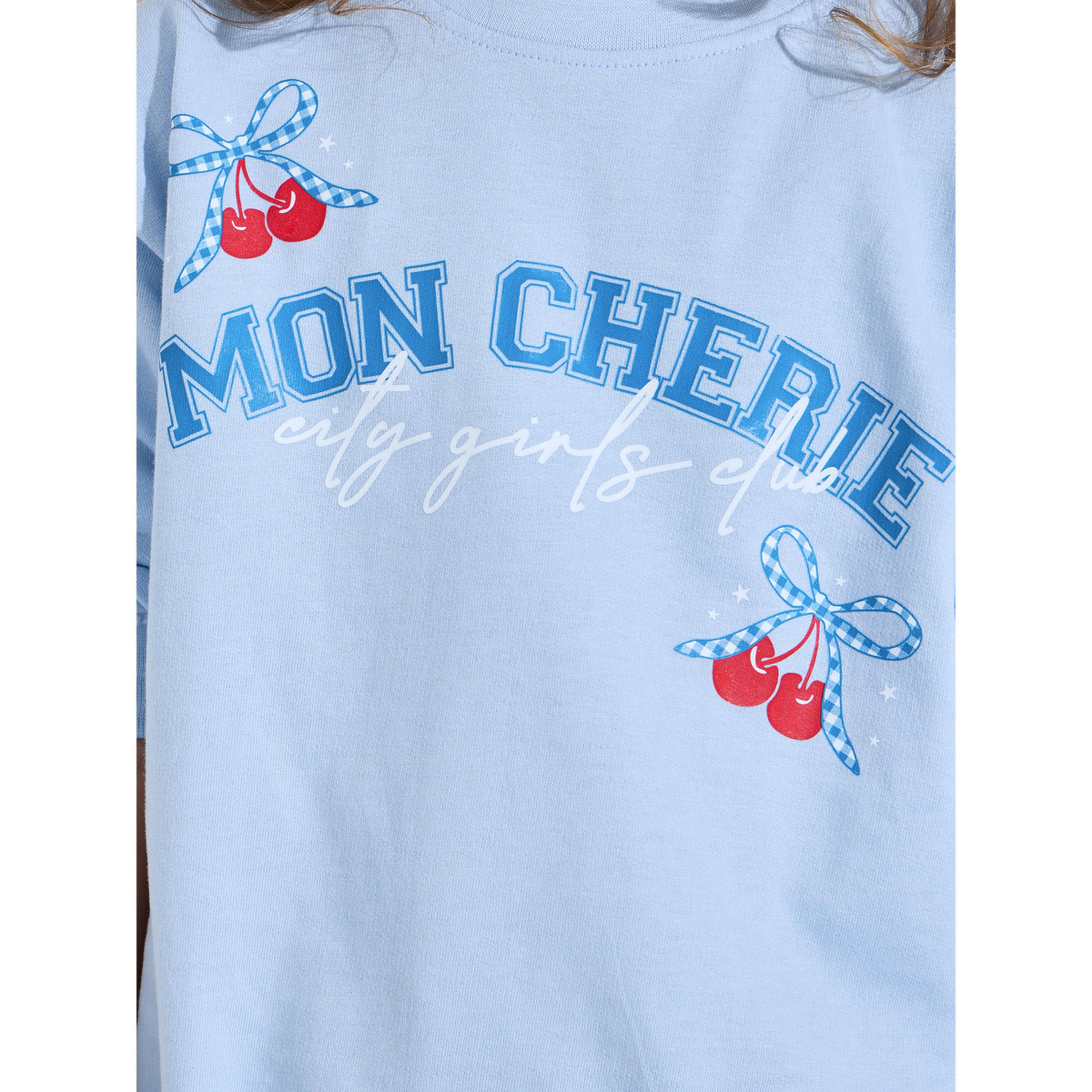 Styli Girls Blue Graphic Print Oversized Sweatshirt-girls-clothing-sweatshirts-image-5