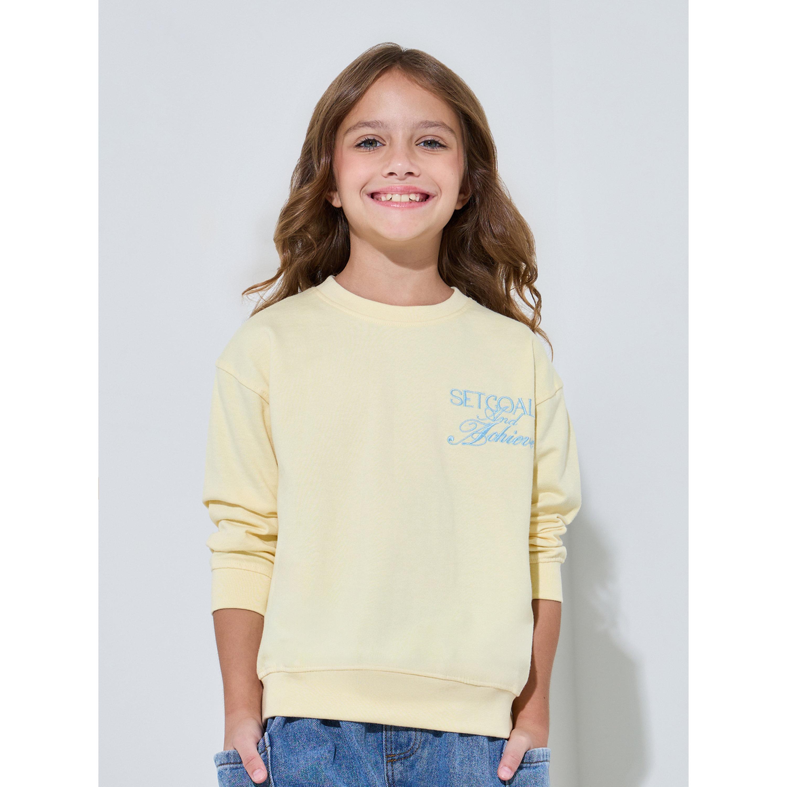 سويت شيرت واسع ومطرز للبنات-girls-clothing-sweatshirts-image-1