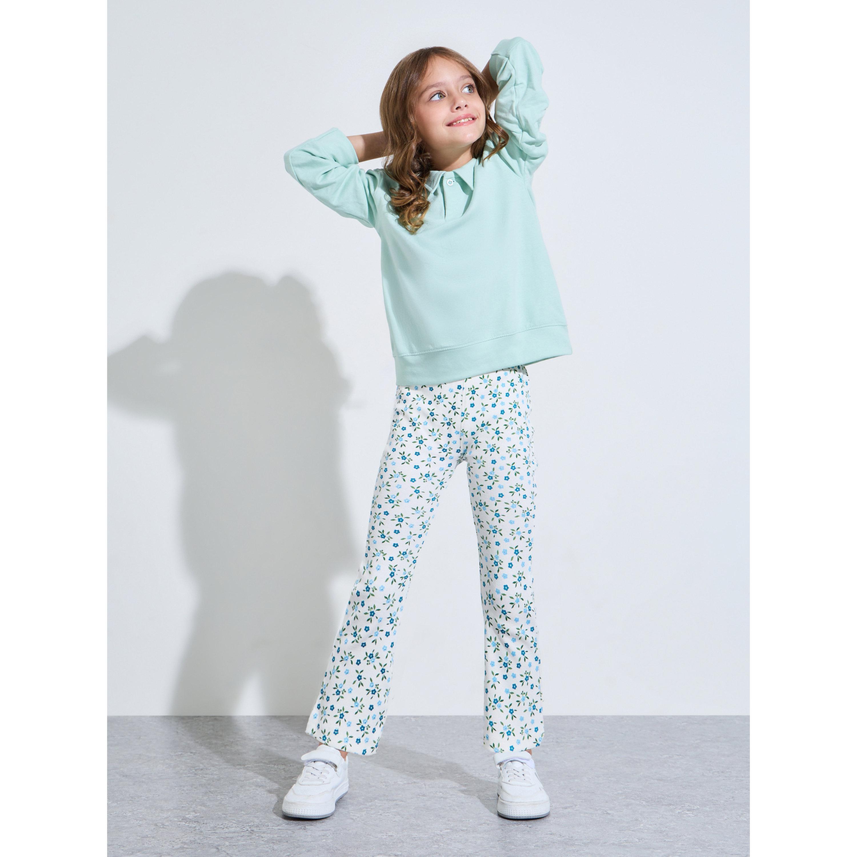 سويت شيرت واسع بياقة للفتيات المراهقات-girls-clothing-sweatshirts-image-2