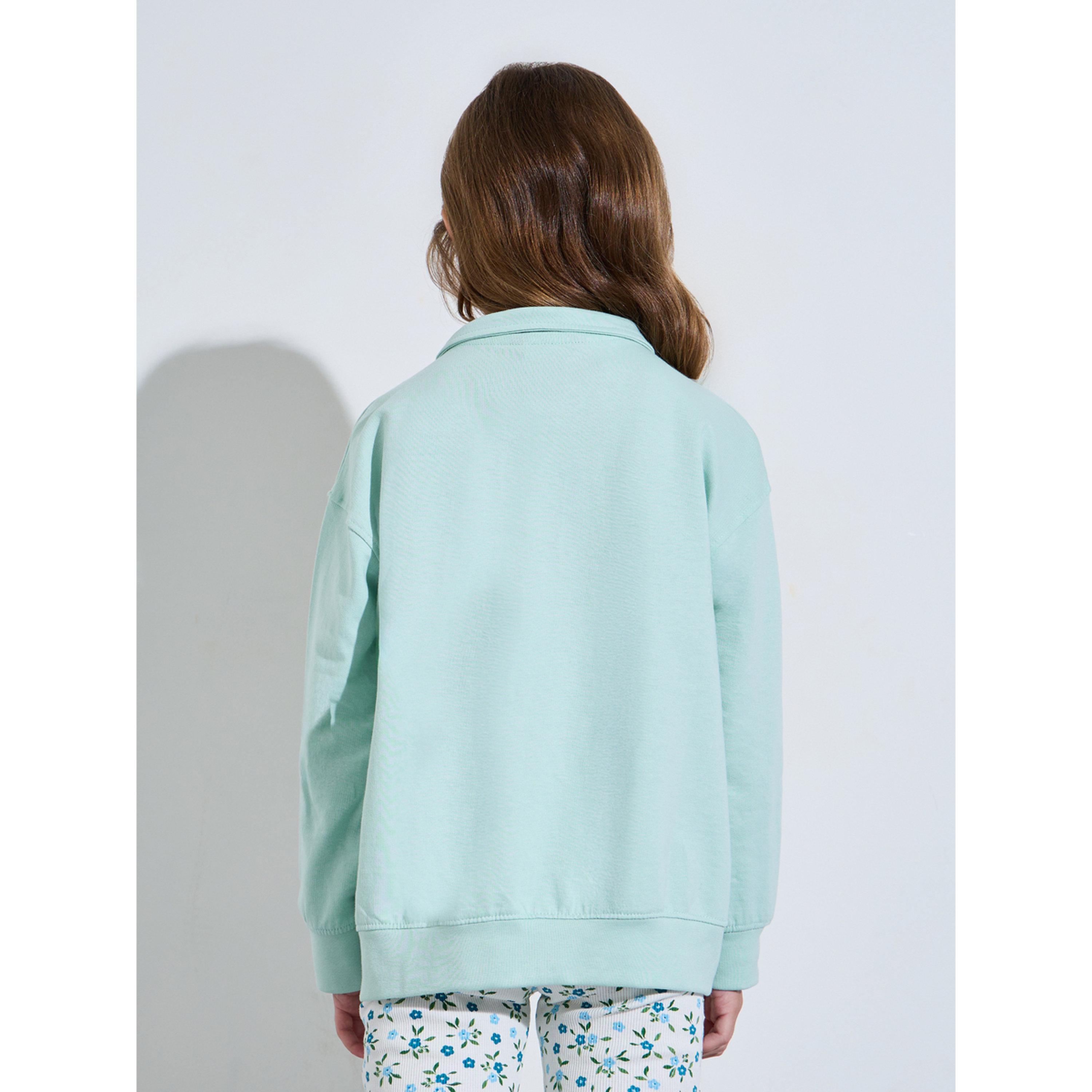 سويت شيرت واسع بياقة للفتيات المراهقات-girls-clothing-sweatshirts-image-3