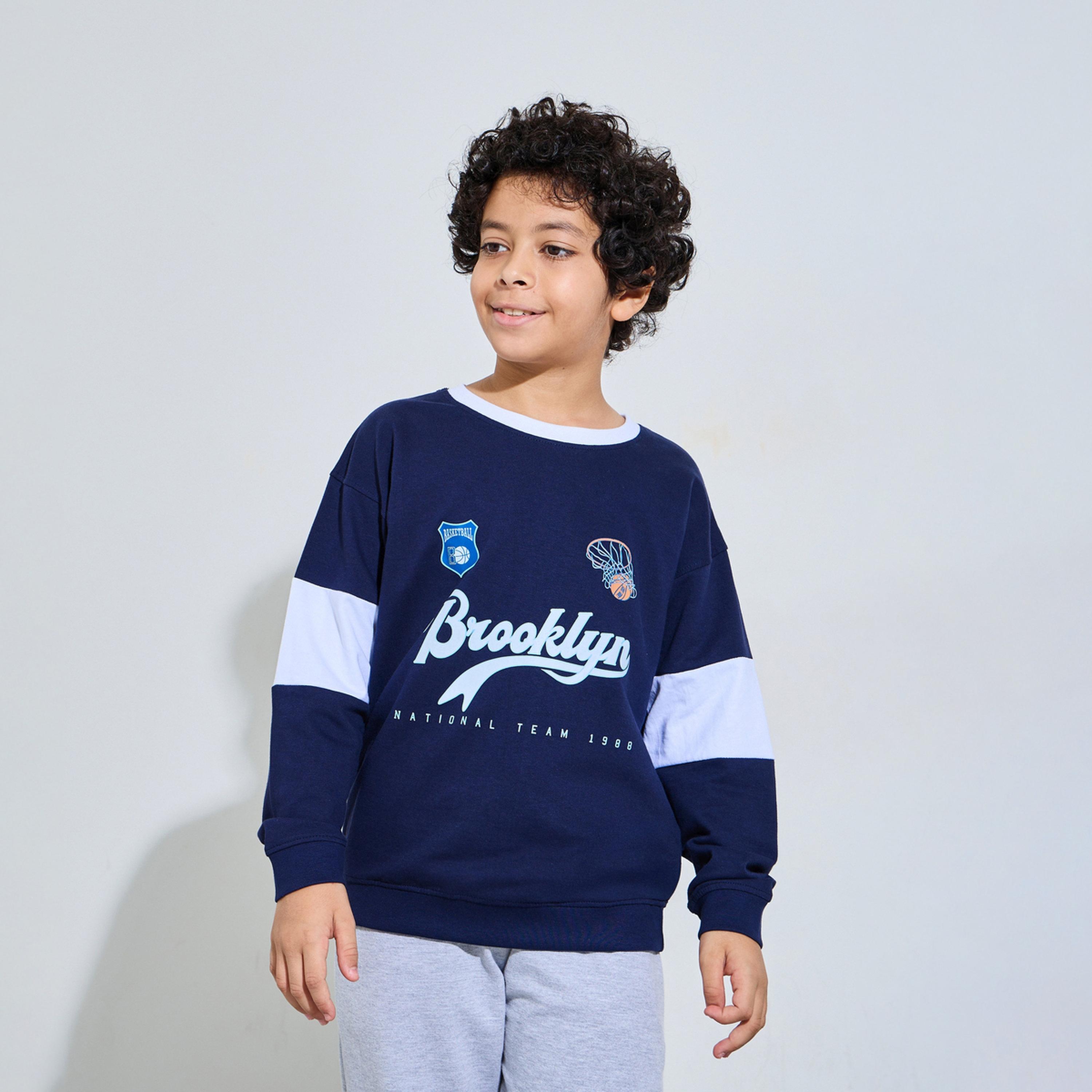Styli Teen Boys Oversized Graphic Sweatshirt-boys-clothing-sweatshirts-image-1