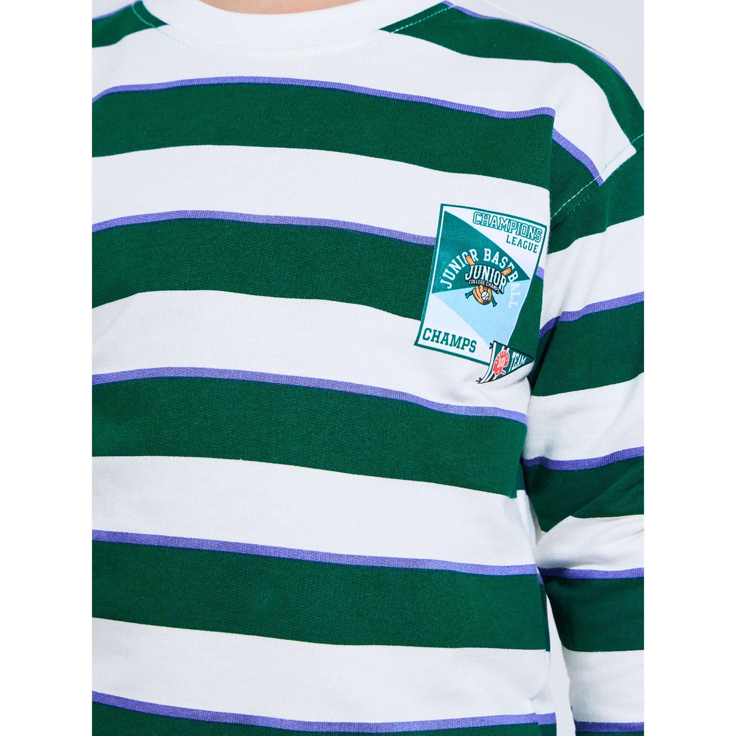 سويت شيرت واسع ومخطط وطبعة جرافيك للأولاد-boys-clothing-sweatshirts-image-4