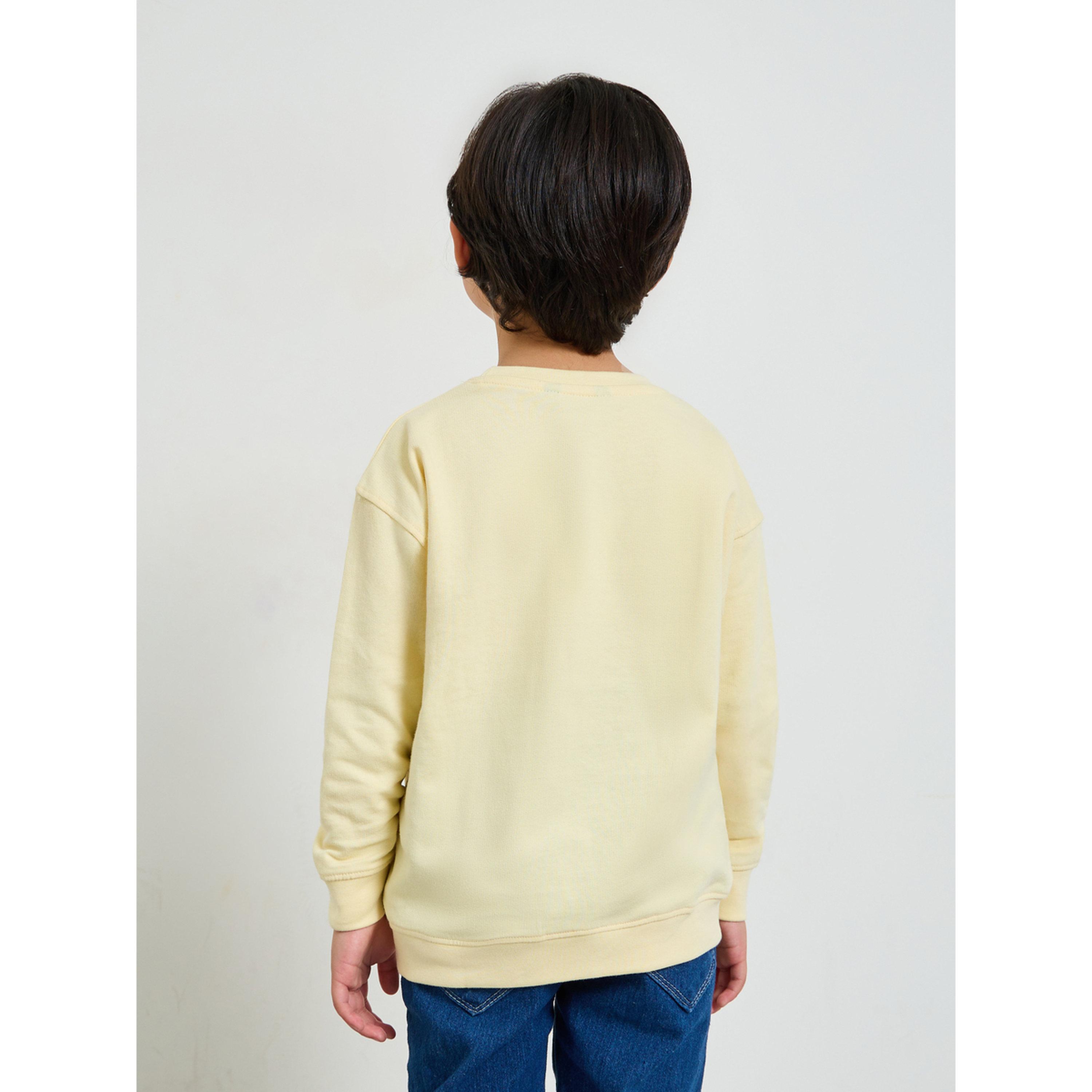 Styli Boys Yellow Embroidered Oversized Sweatshirt-boys-clothing-sweatshirts-image-3
