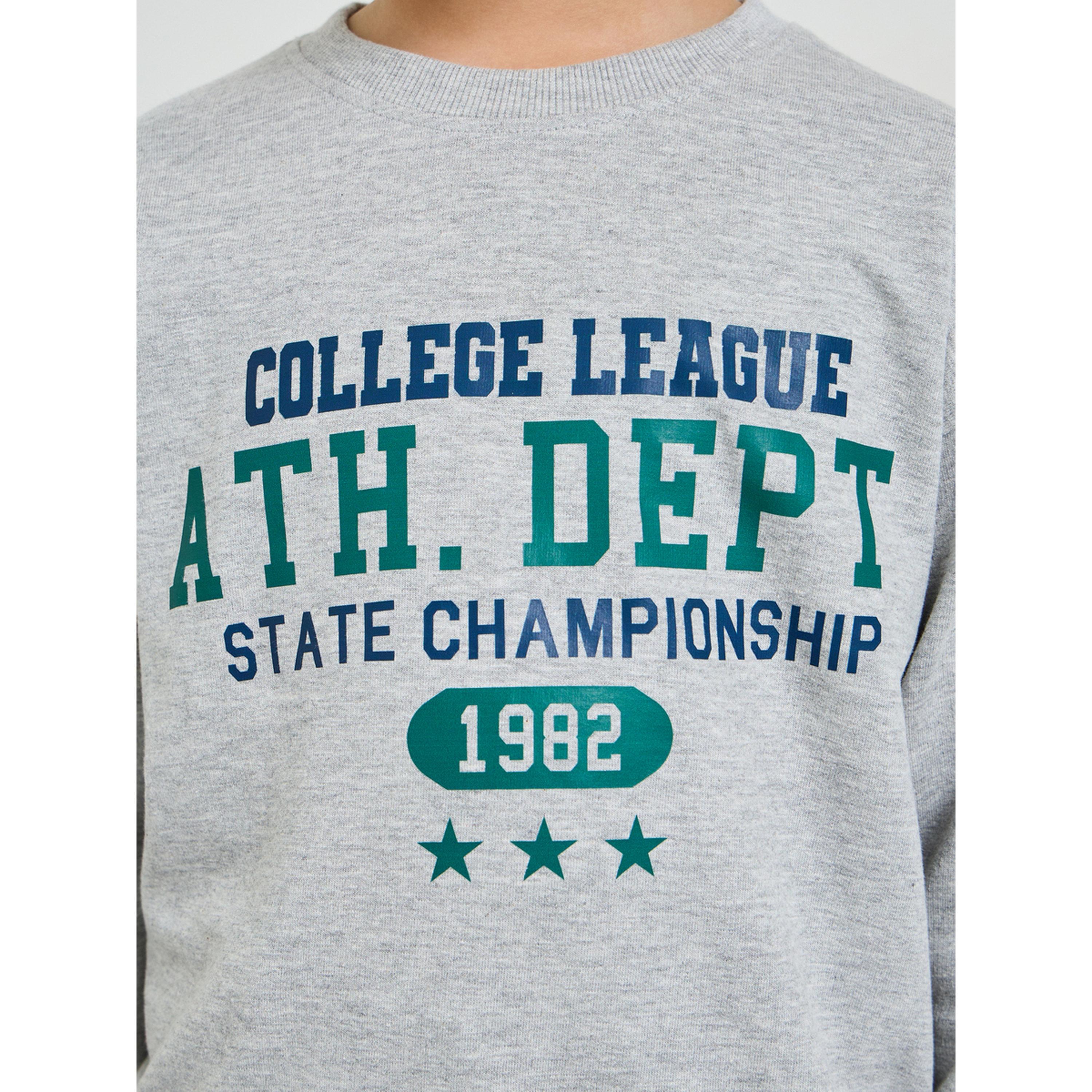 Styli Boys Grey Graphic Print Oversized Sweatshirt-boys-clothing-sweatshirts-image-4